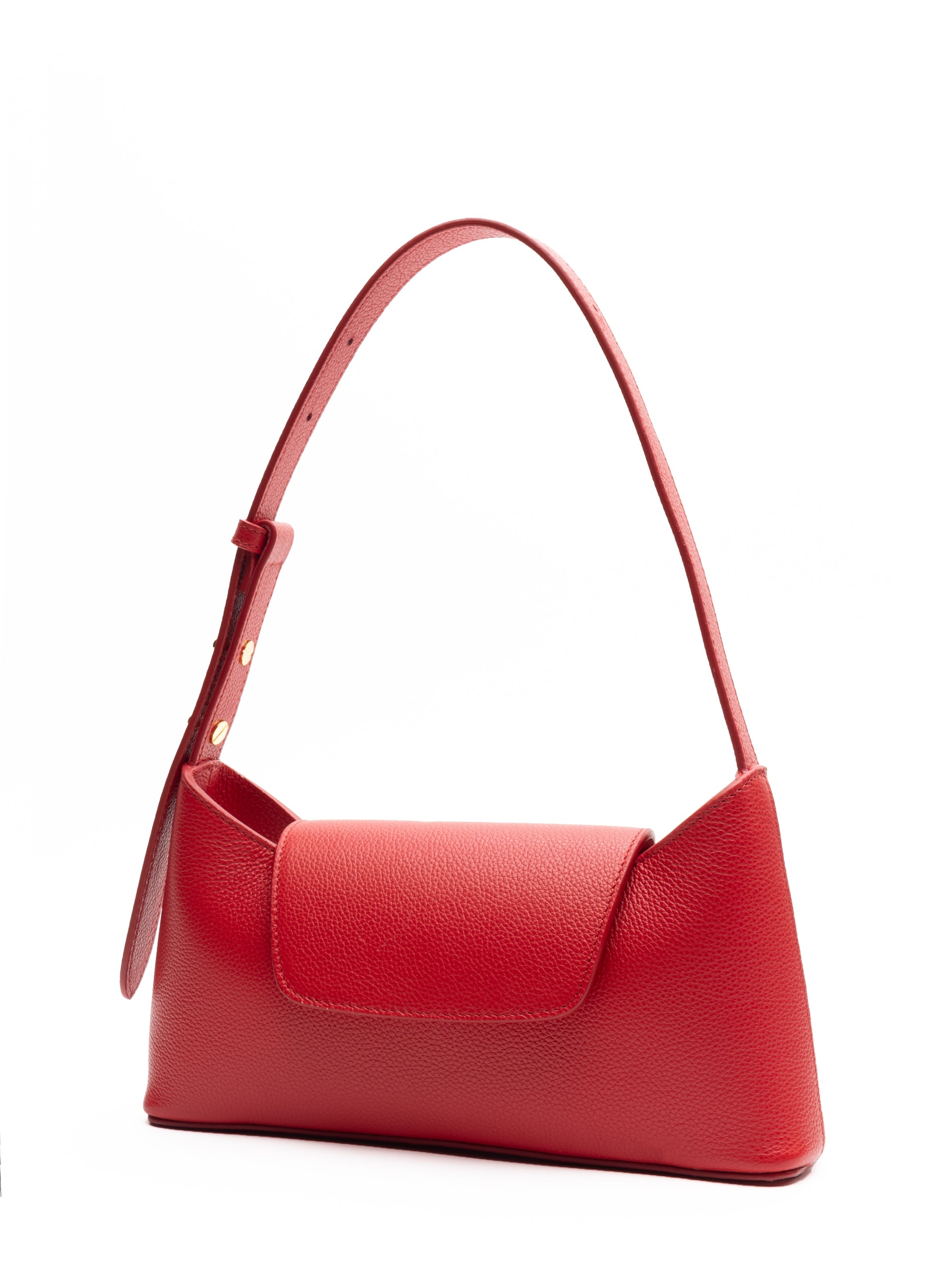 Envelope Pebbled Leather Red - 2