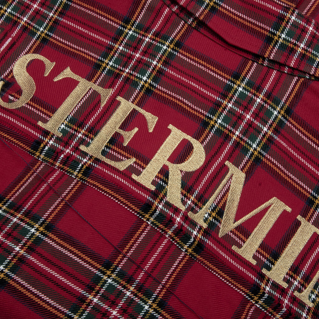 PLAID SHIRT - RED - 4