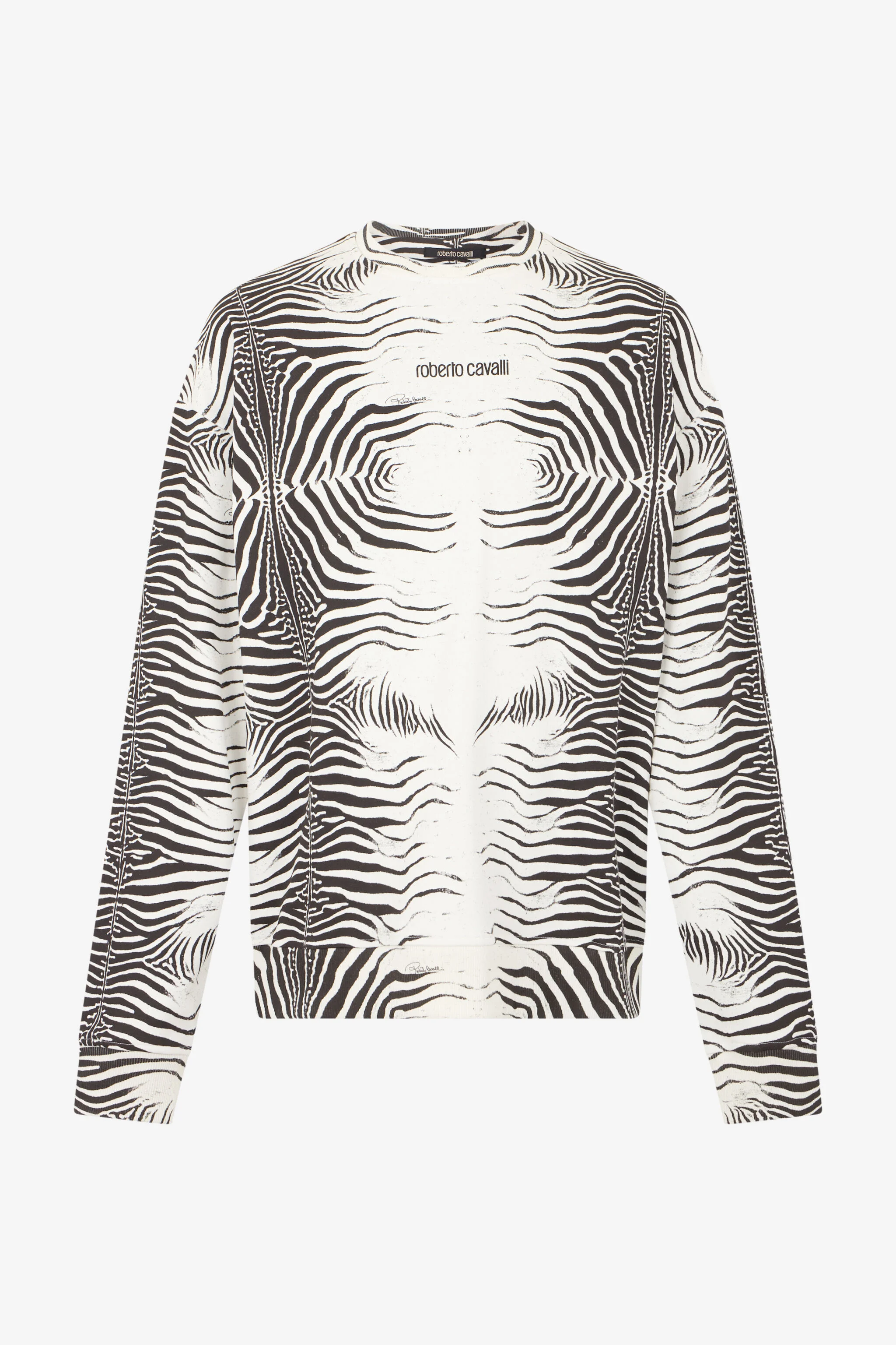 Zebra Print Sweatshirt - 1