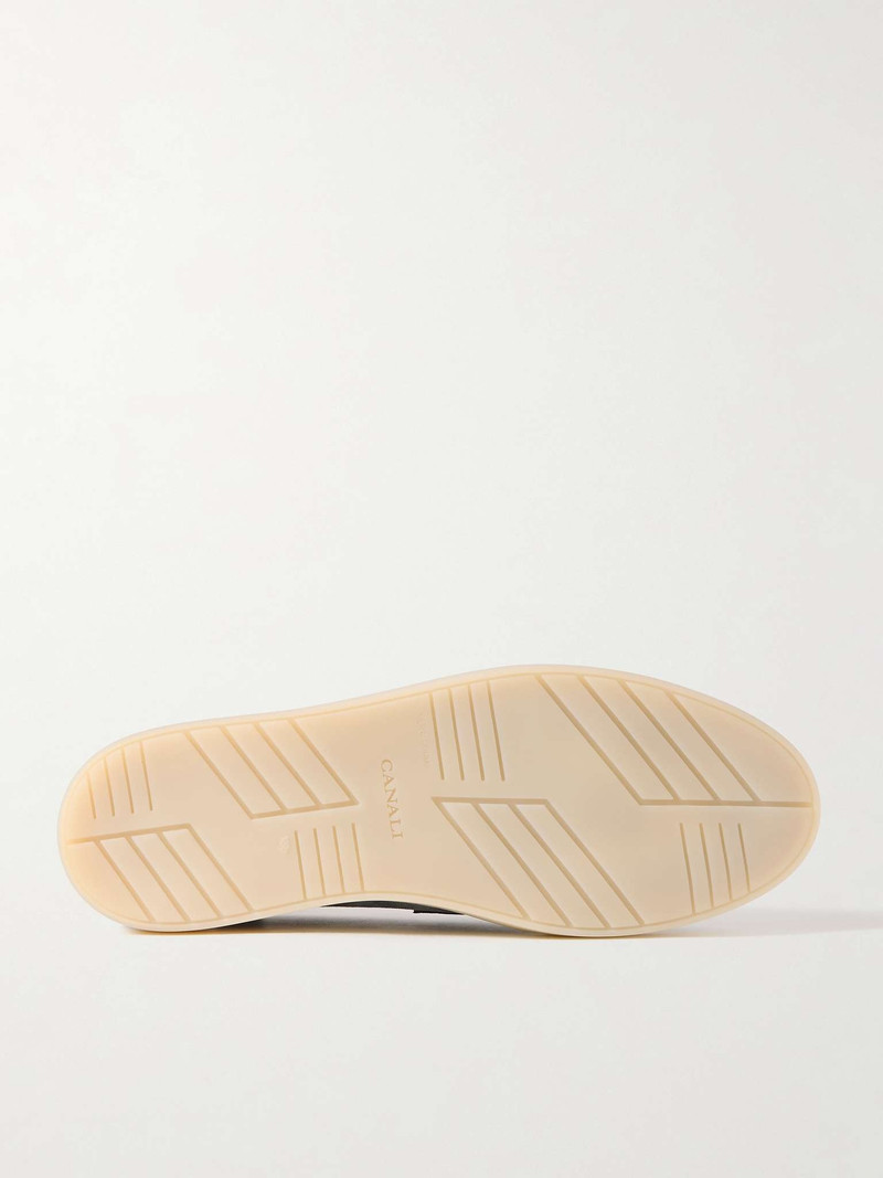 Canali Suede Penny Loafers outlook