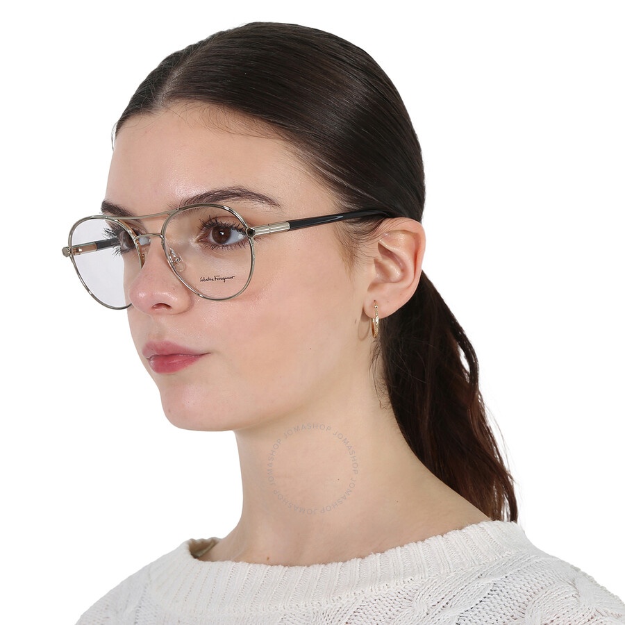Salvatore Ferragamo Demo Round Ladies Eyeglasses SF2174 733 55 - 2