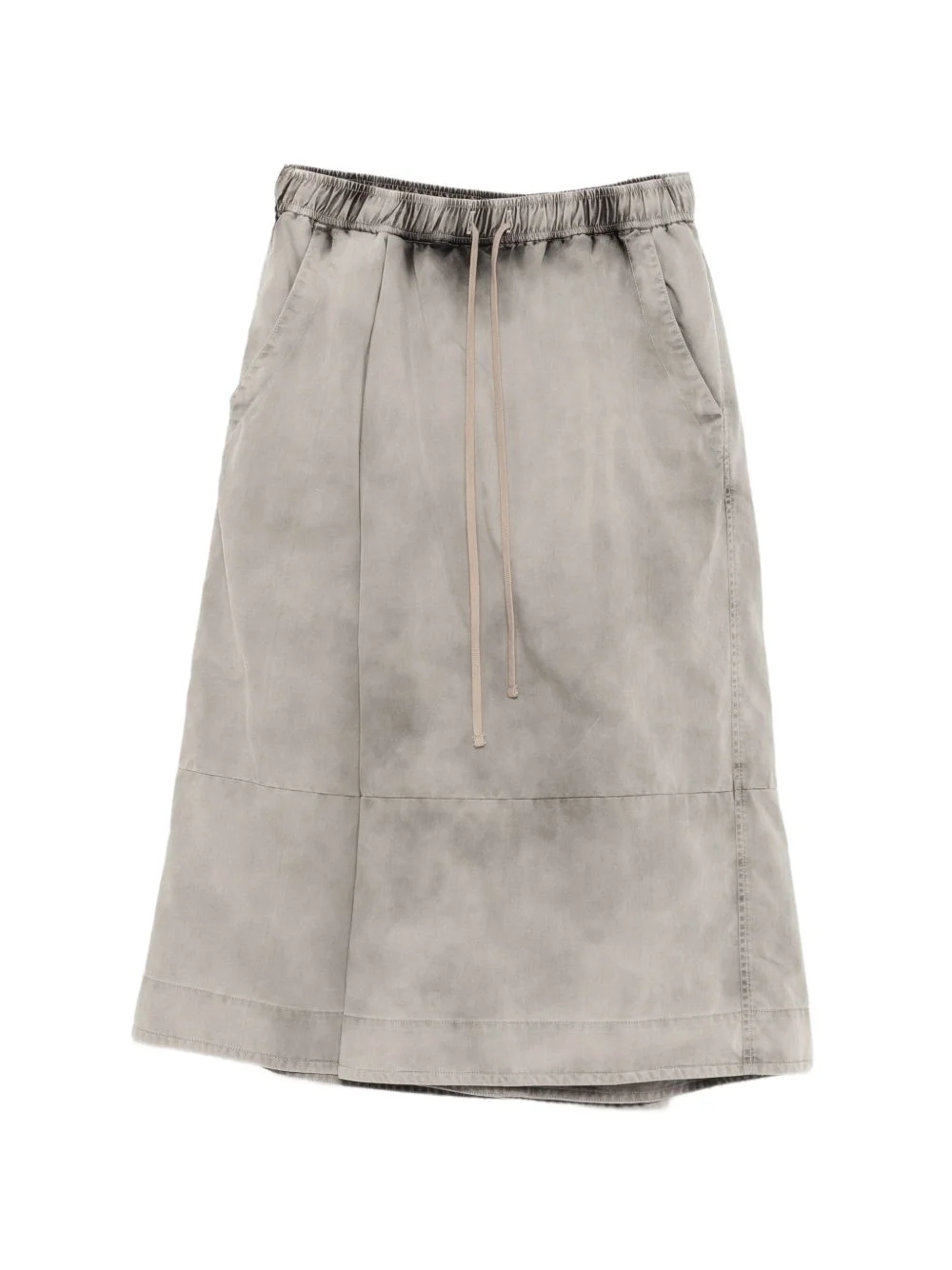 faded-effect drawstring shorts - 1