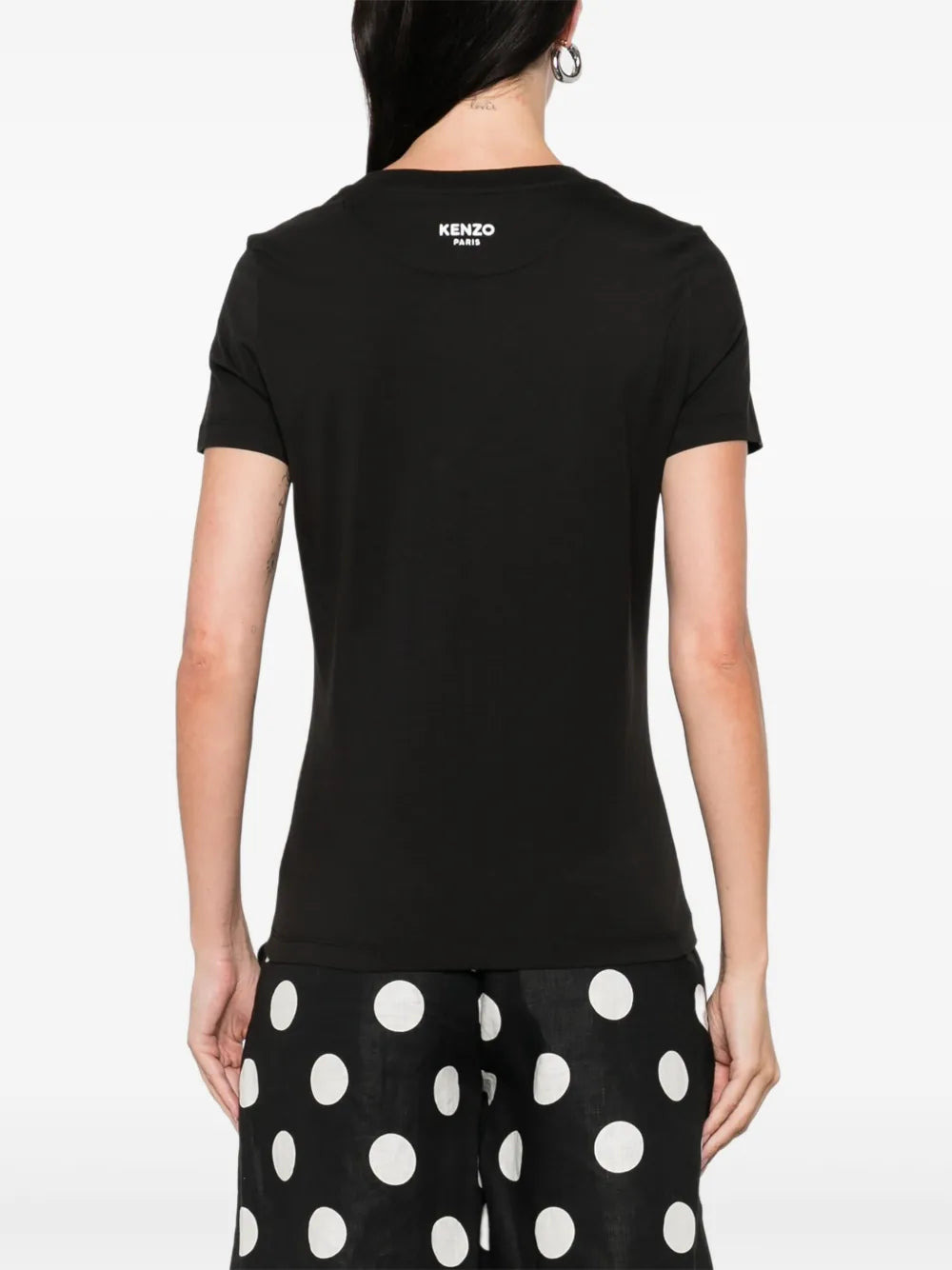 Kenzo Women Boke Flower T-Shirt With Embroidery - 4