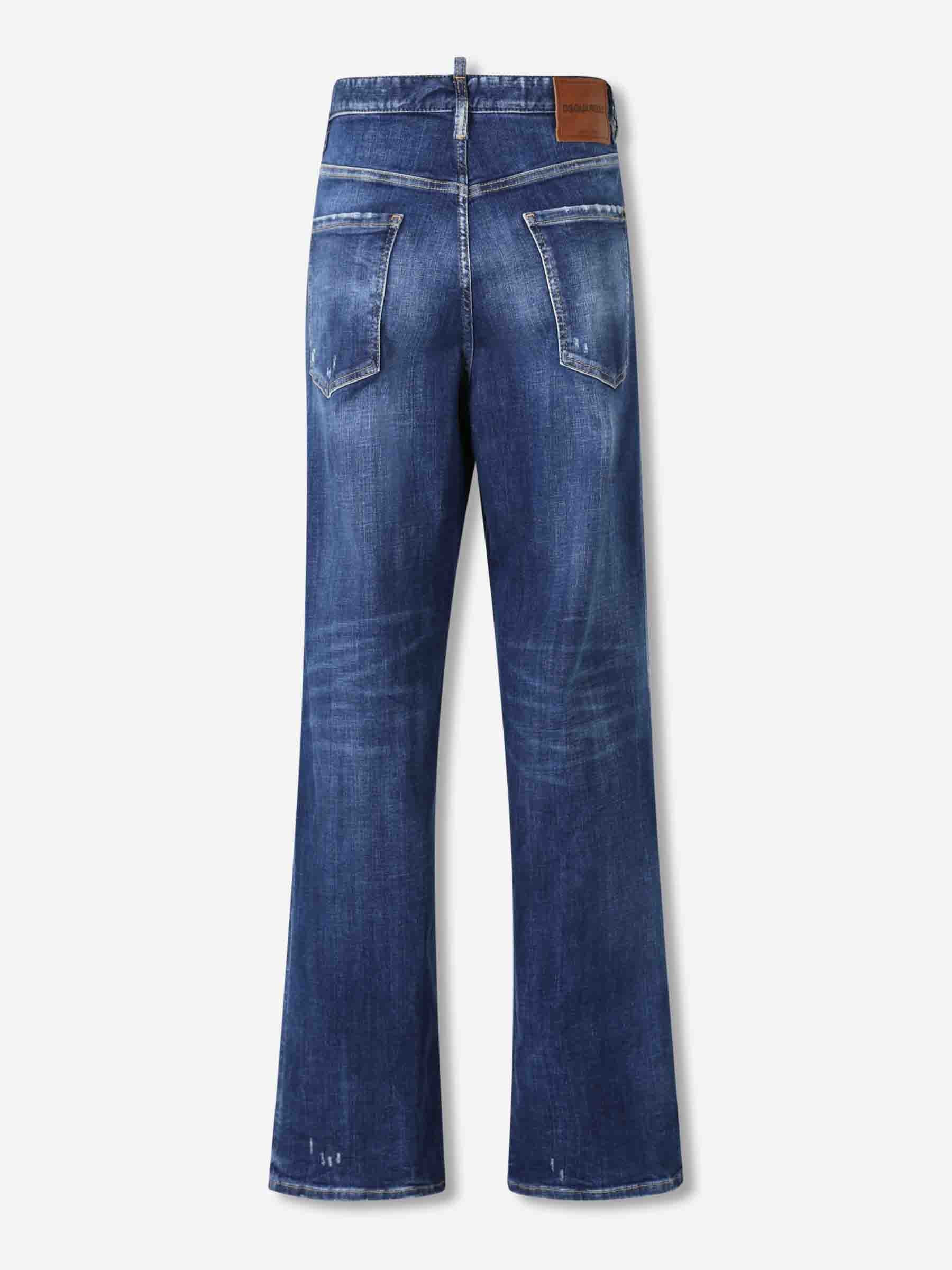 DISTRESSED STRAIGHT JEANS - 2