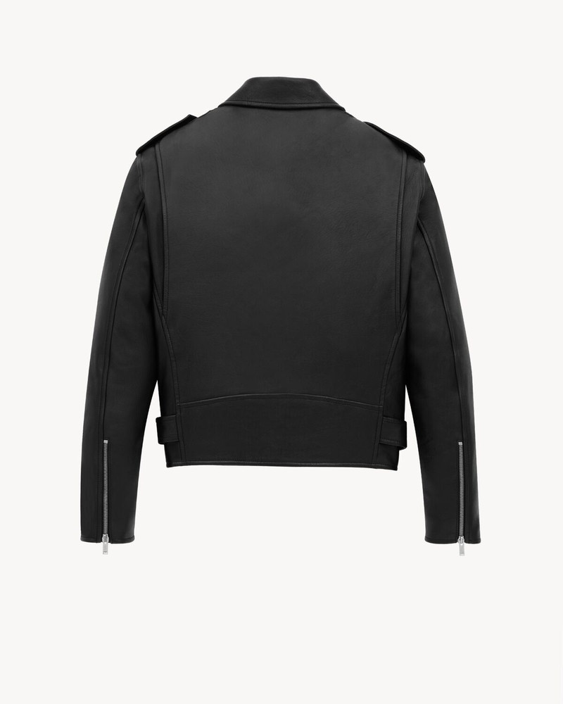 BIKER JACKET IN GRAINED LAMBSKIN 3
