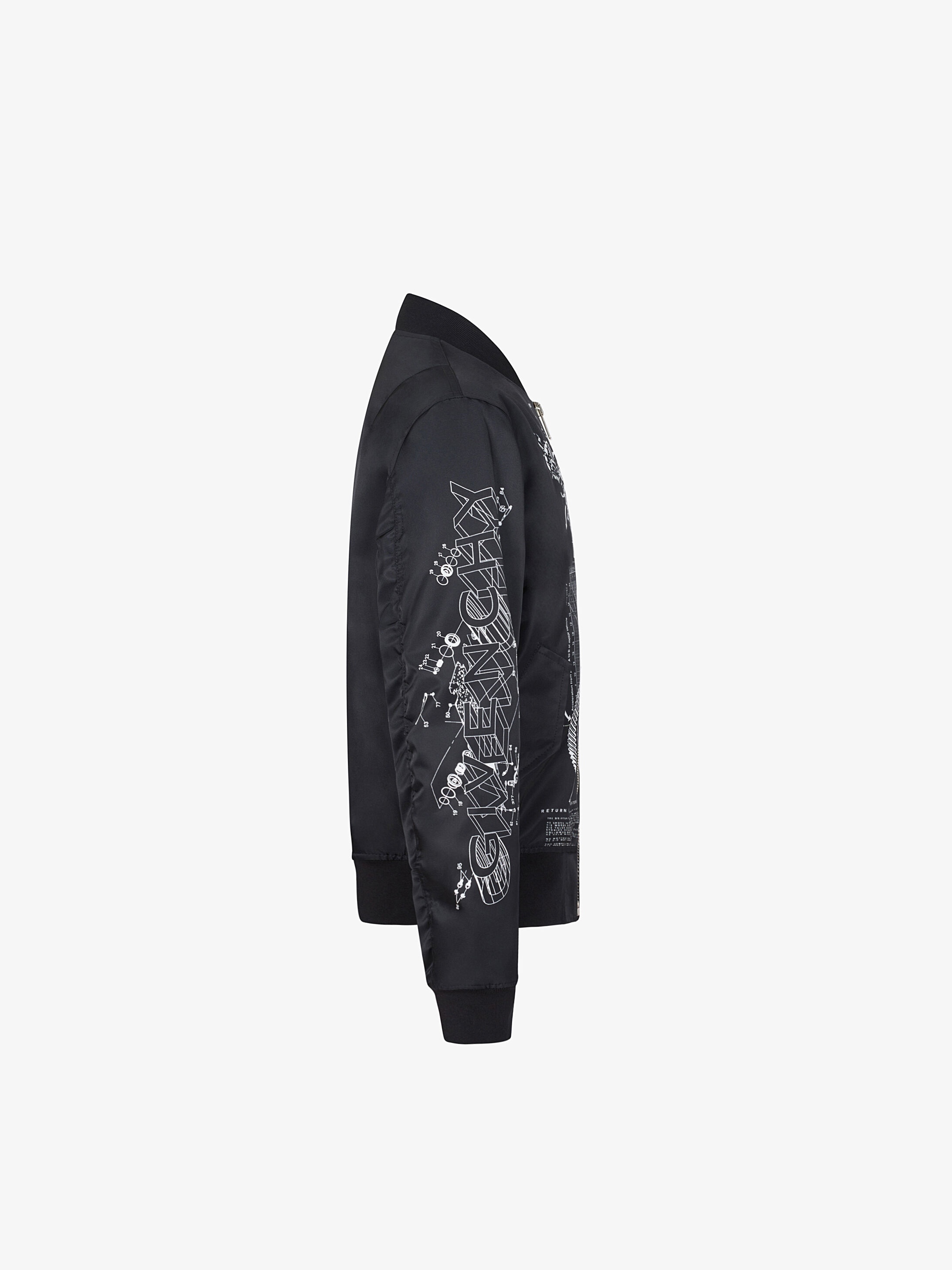 GIVENCHY Schematics bomber in nylon - 5