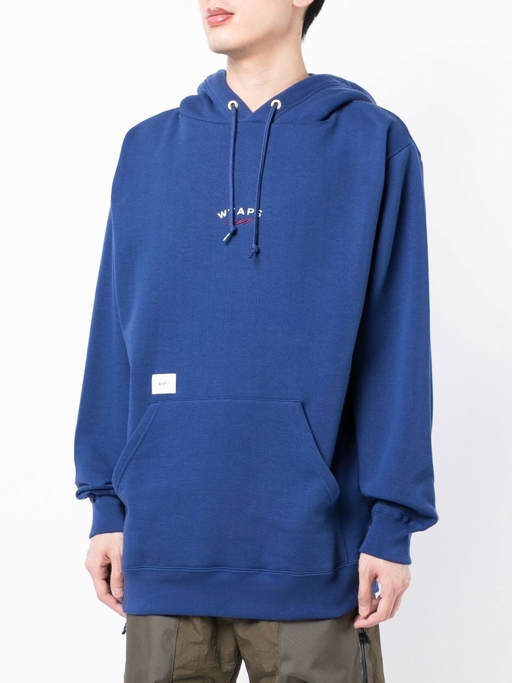 logo-print pullover hoodie - 3