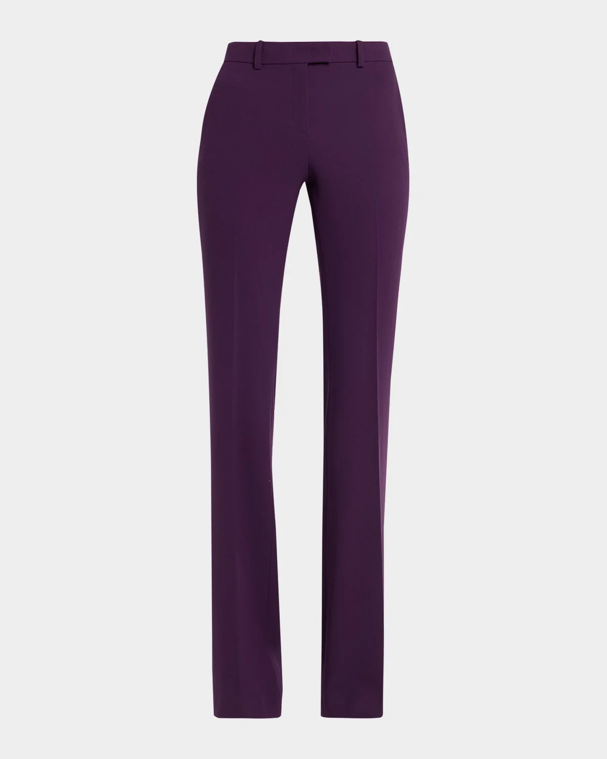 Haylee Flare-Leg Stretch Wool Trousers - 1
