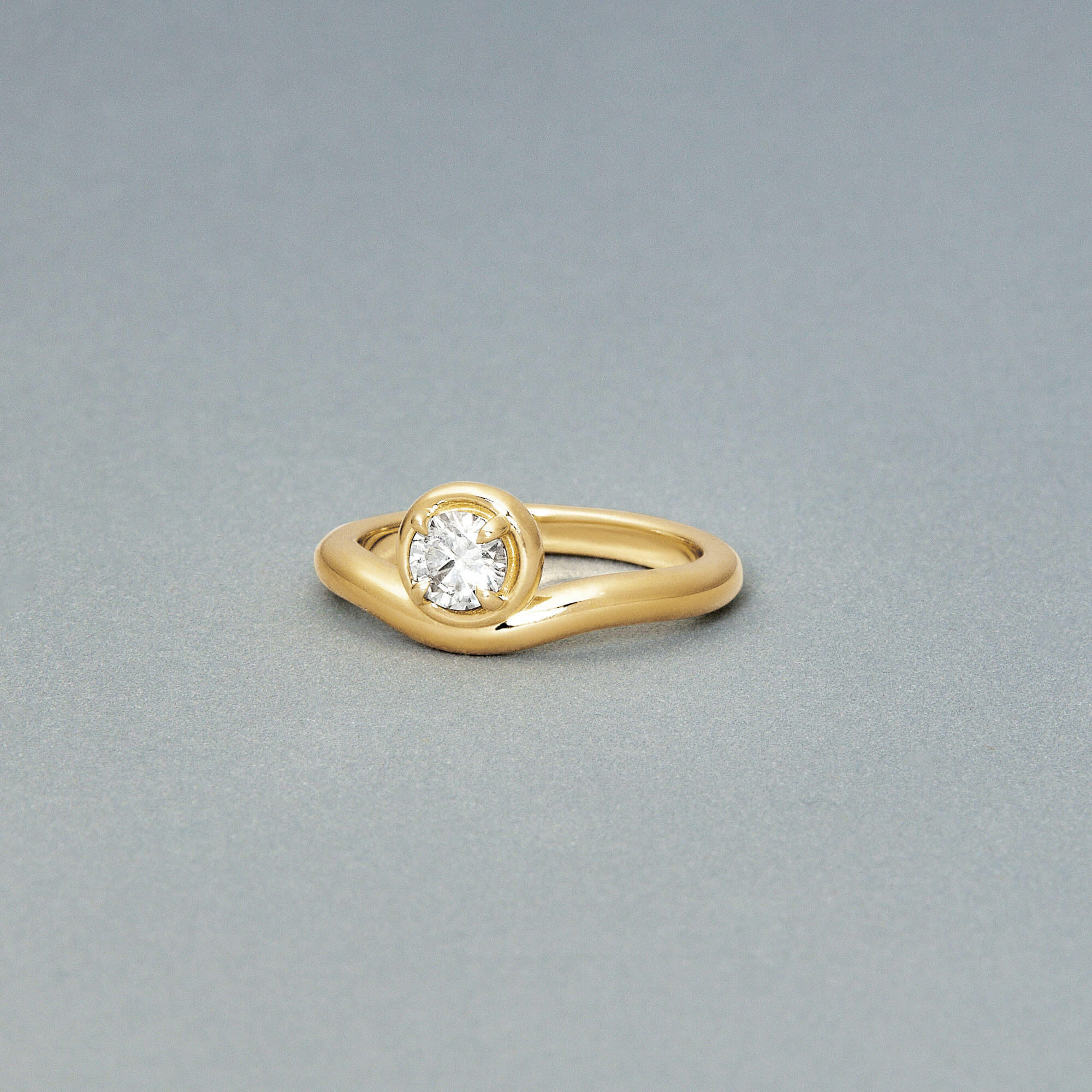 0.5CTW LAB-Created Diamond Bonbon Merge Ring - 5
