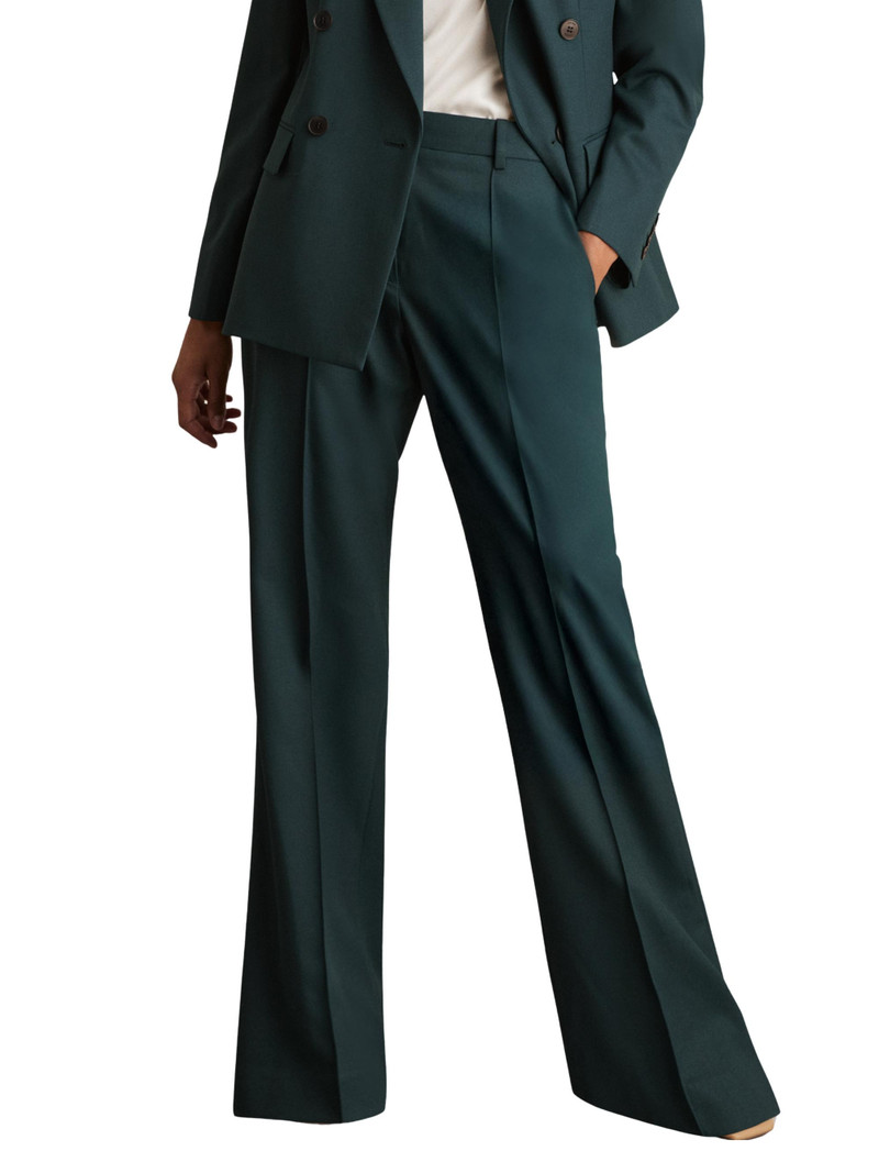 Women's Jade Wide-Leg Trousers - Green 3