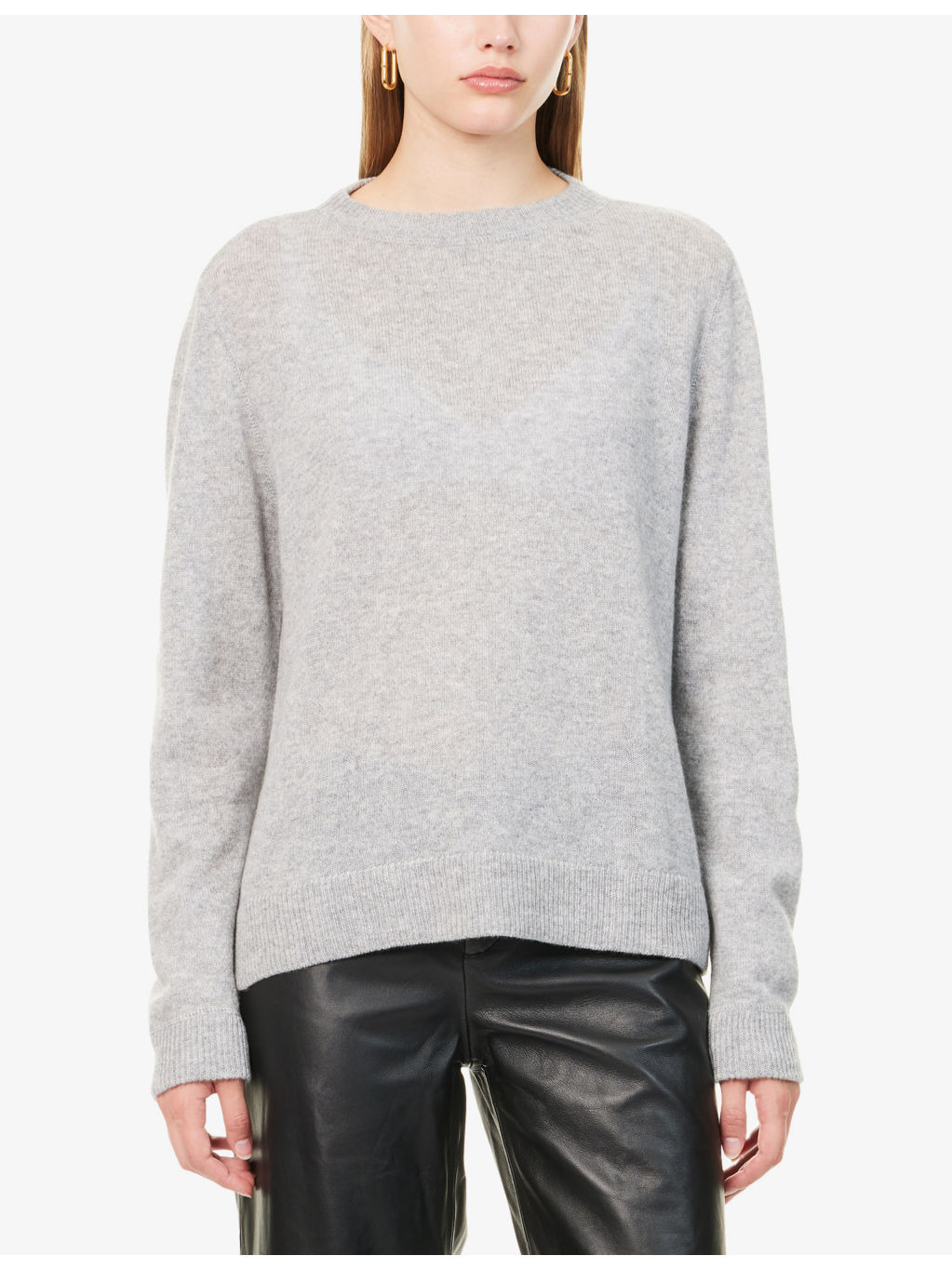 Relaxed-Fit Round-Neck Cashmere Jumper - 3