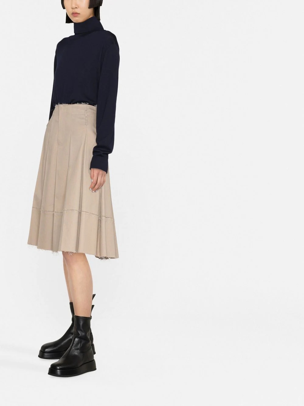 roll-neck wool jumper - 3