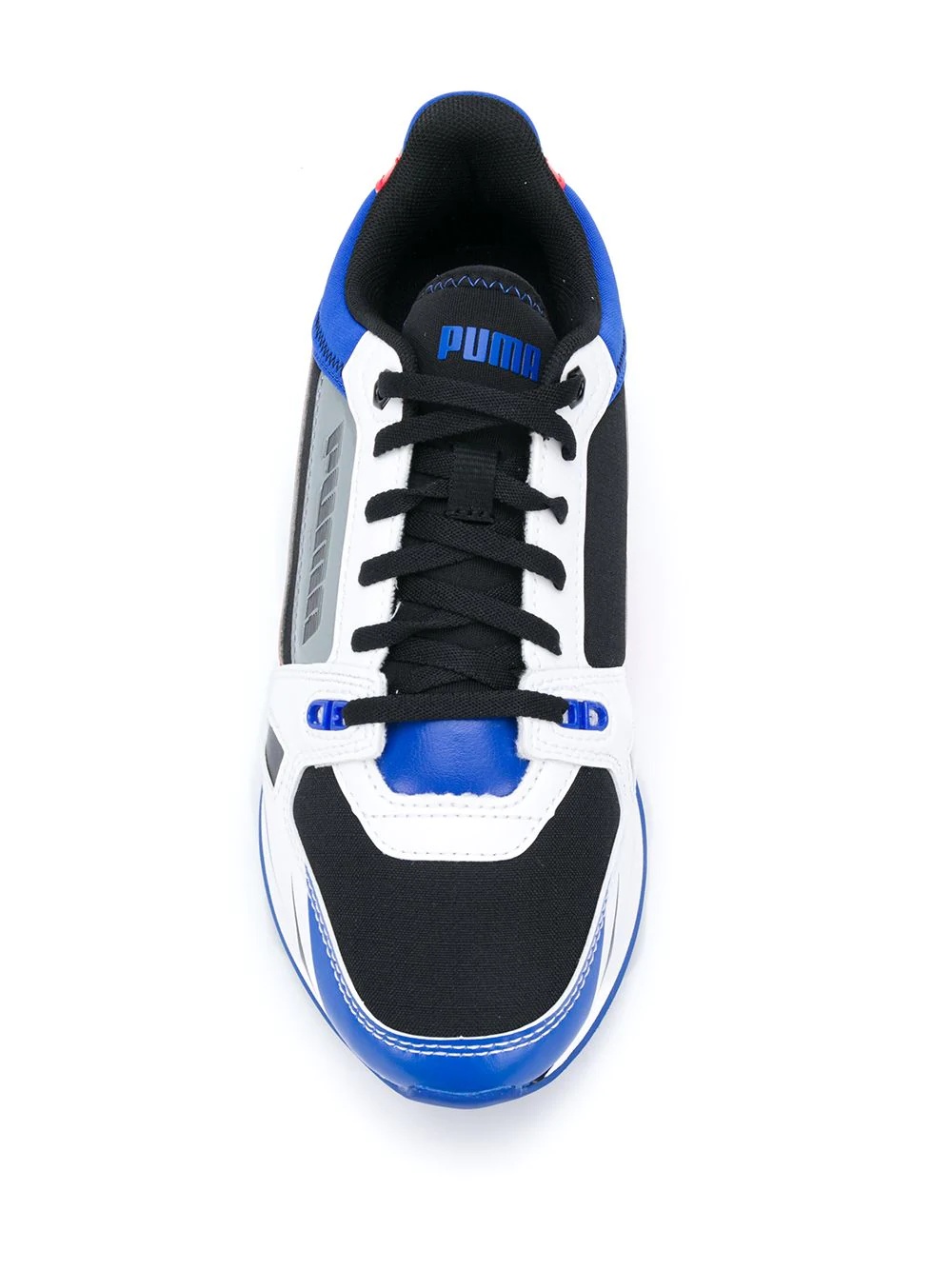 lace-up low-top trainers - 4