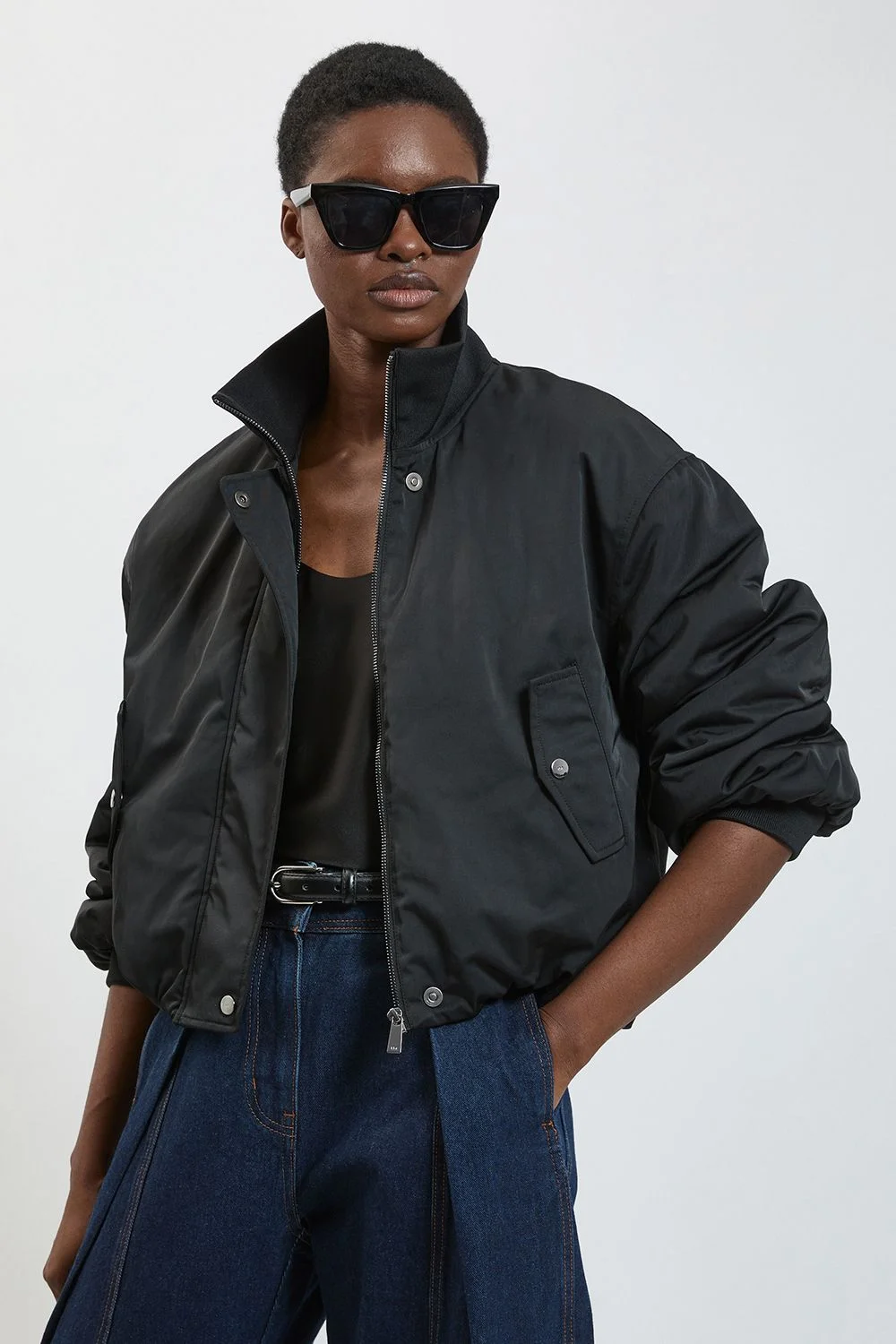 Padded Short Trench Coat - 1