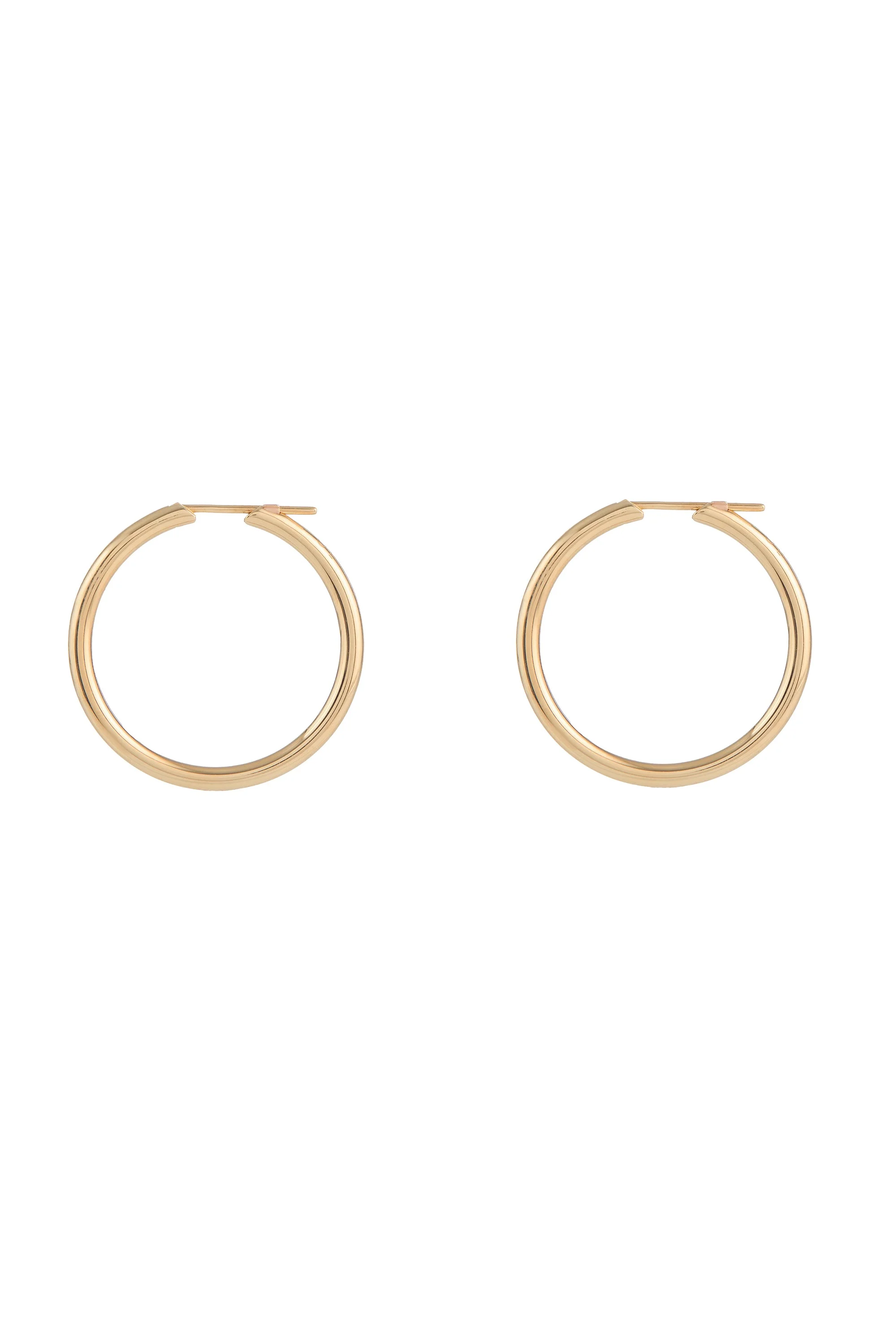 Small Loop Earrings in 18K Yellow Gold - 1