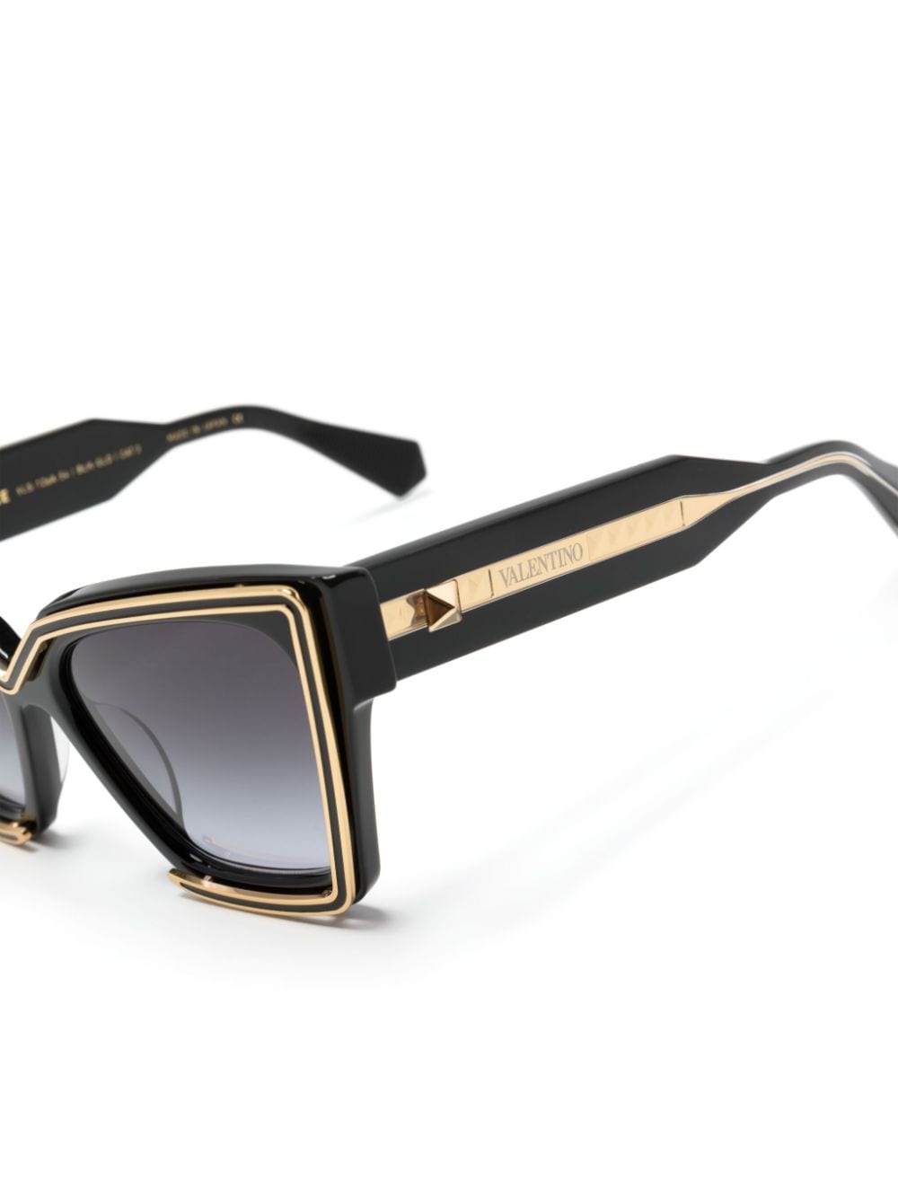 Rockstud-detailing cat-eye frame sunglasses - 3