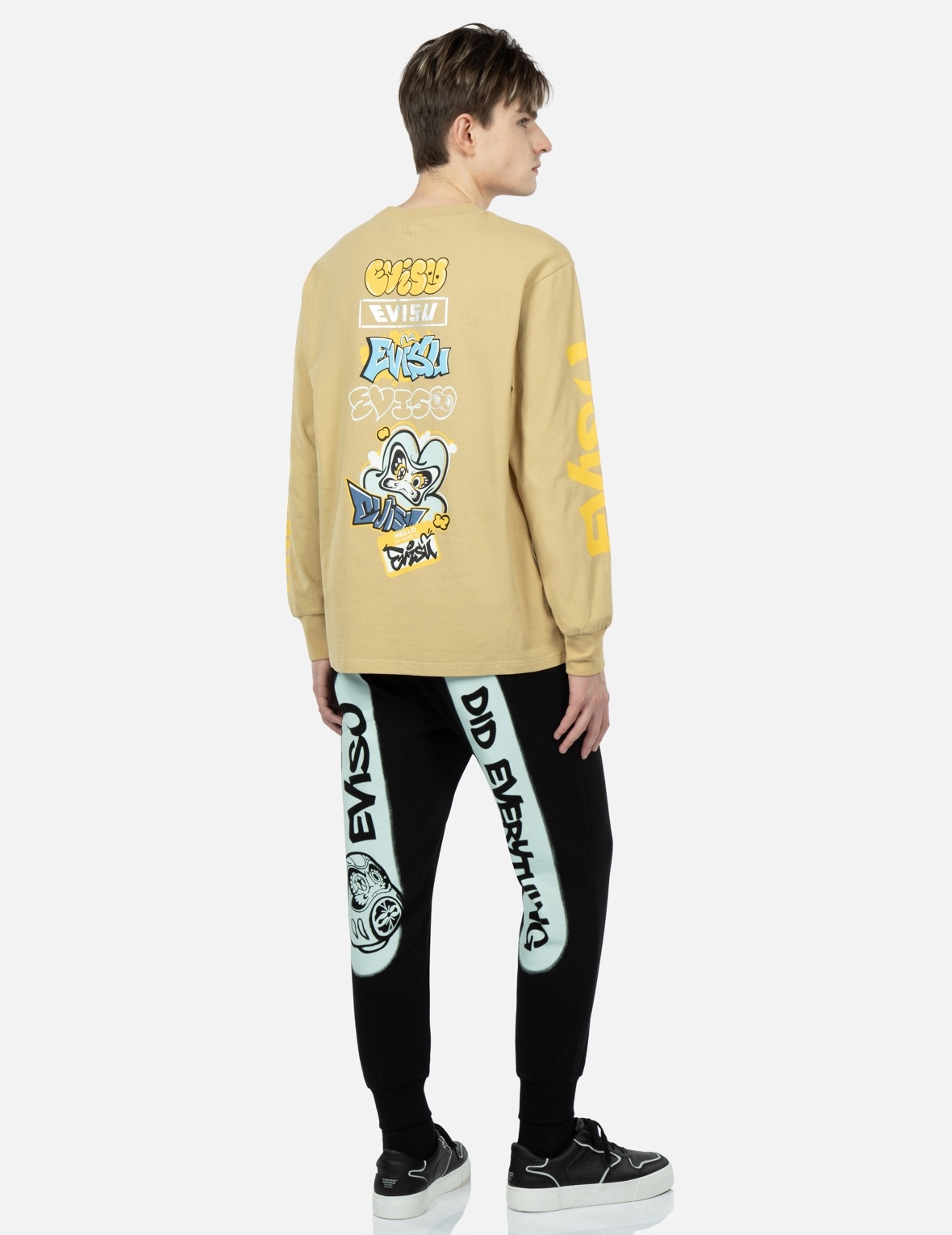 SPRAY-EFFECT DAICOCK PRINT SWEATPANTS - 3