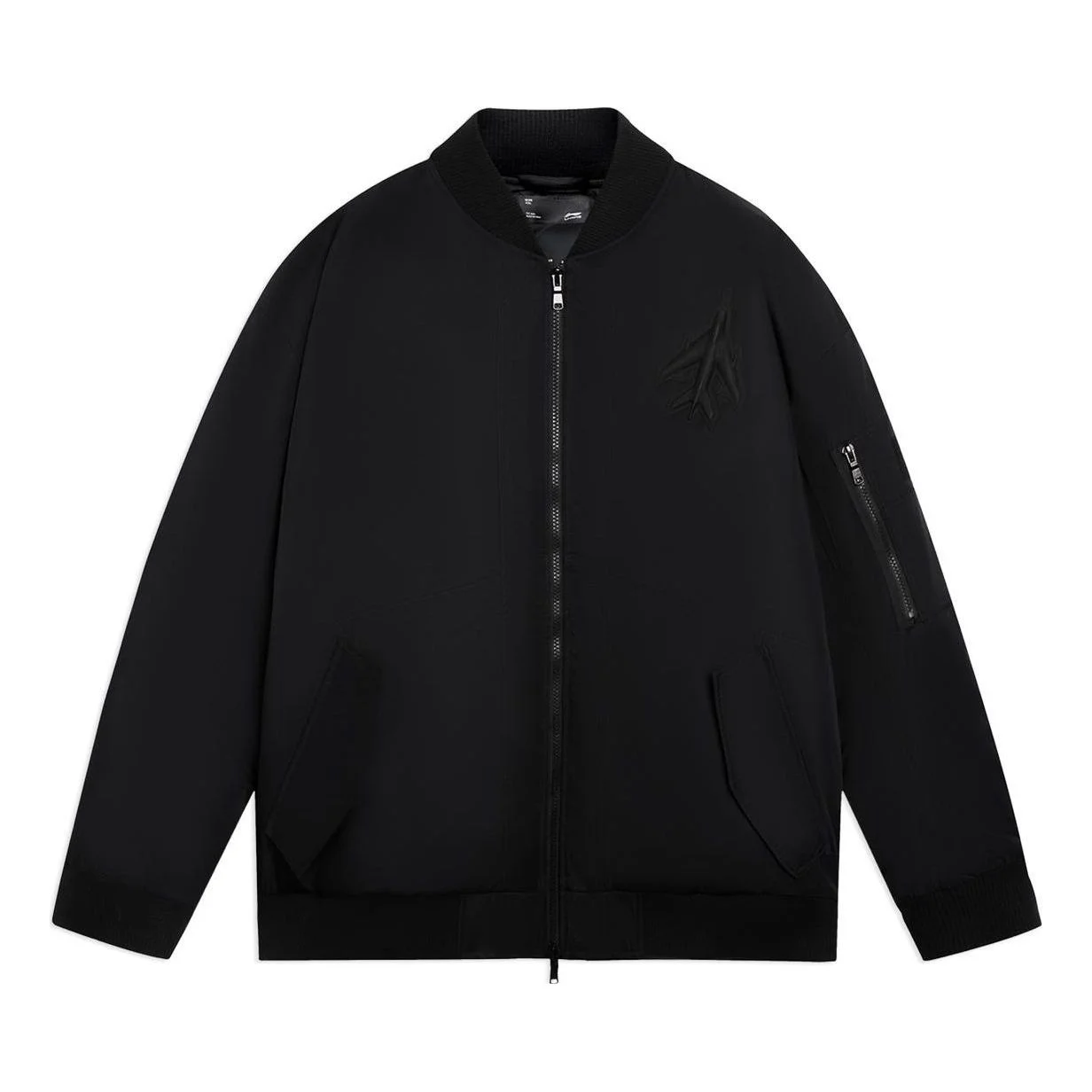 Li-Ning Counterflow Graphic Bomber Jacket 'Black' AYMS407-5 - 1