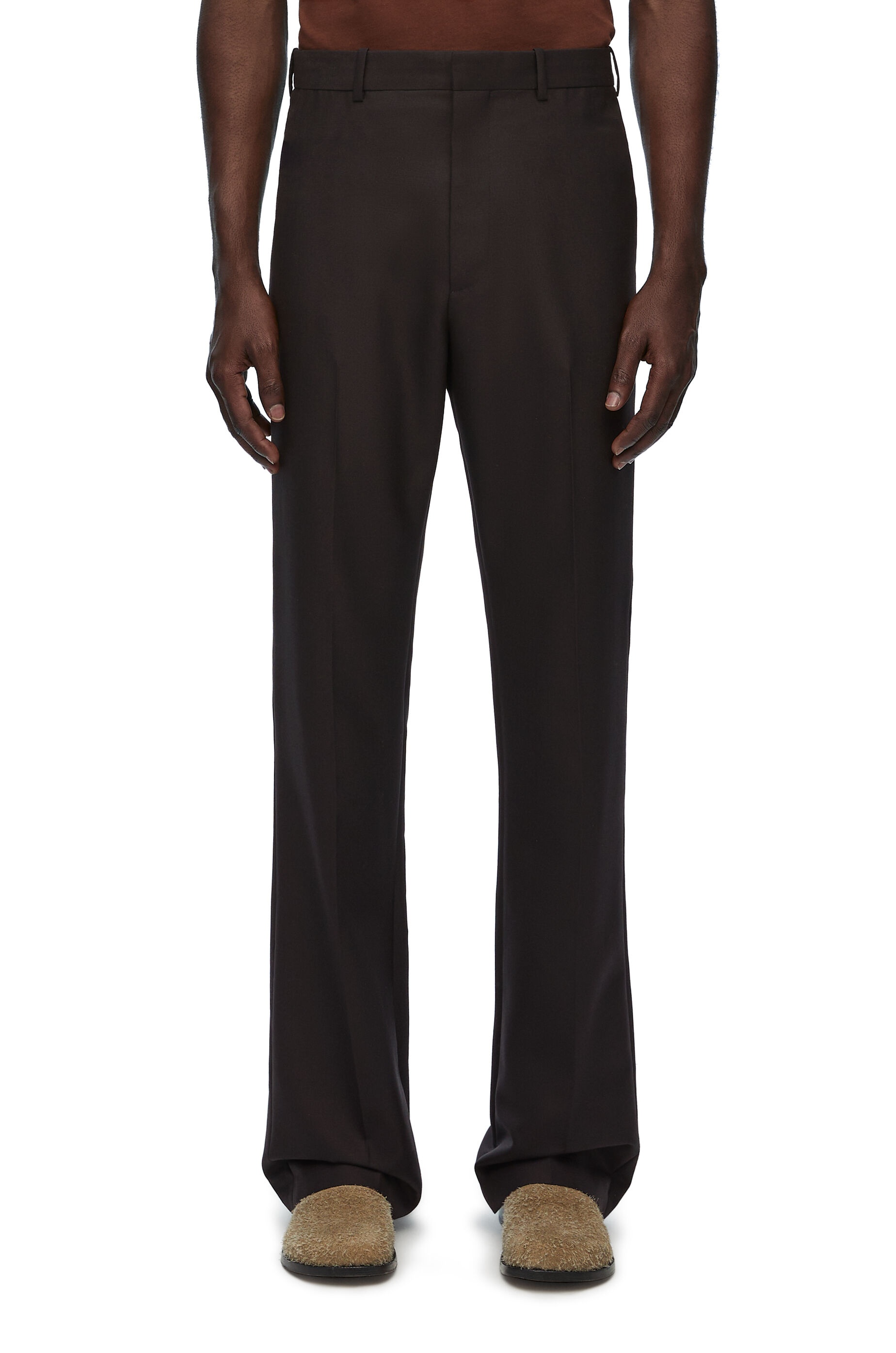 Bootleg trousers in wool and mohair - 3