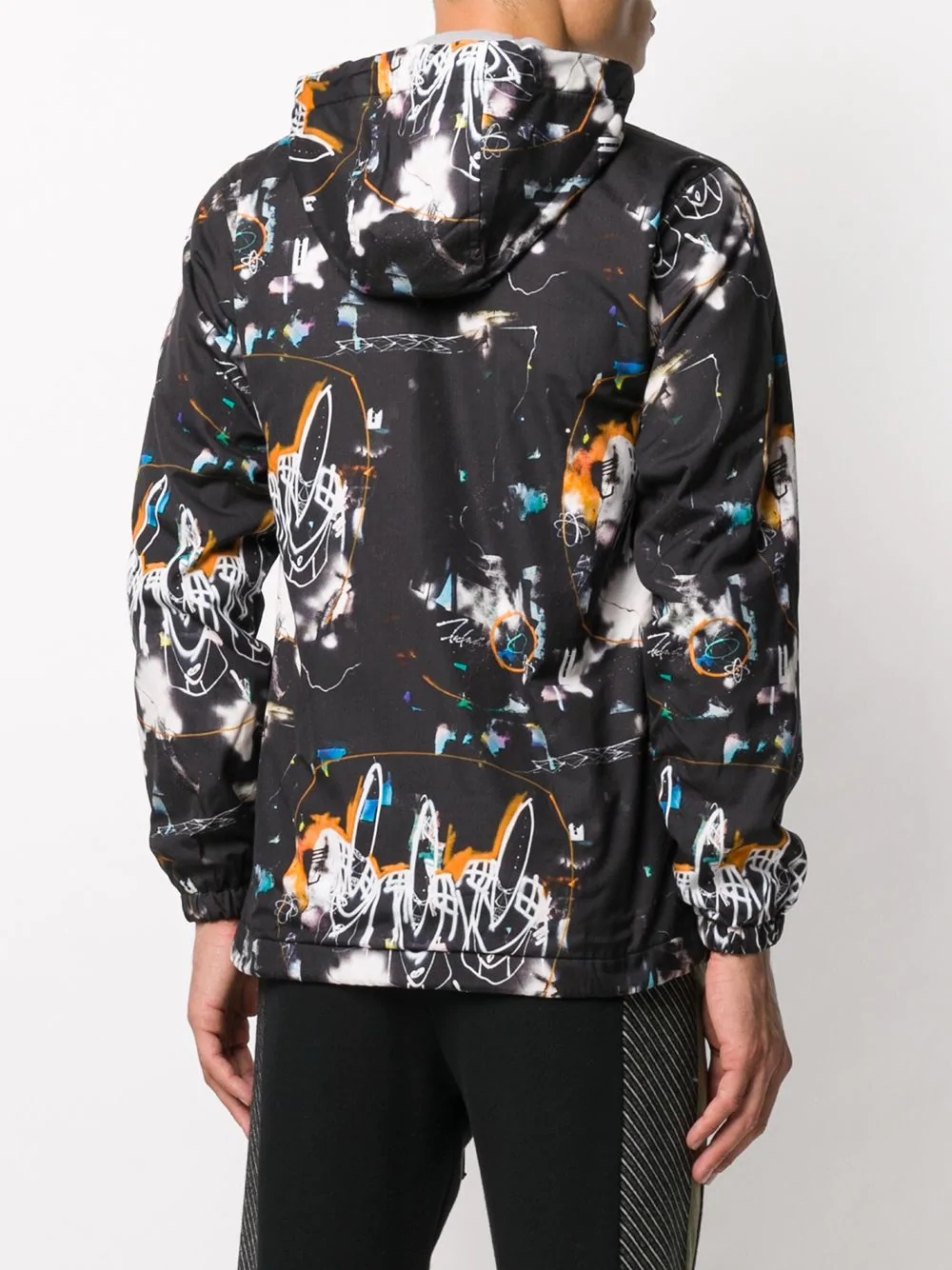 abstract print lightweight jacket - 4