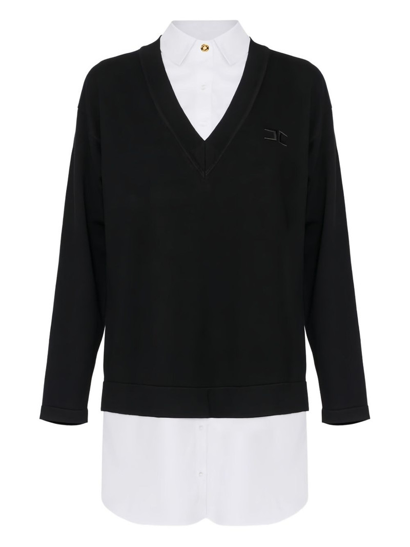 layered sweater dress 1