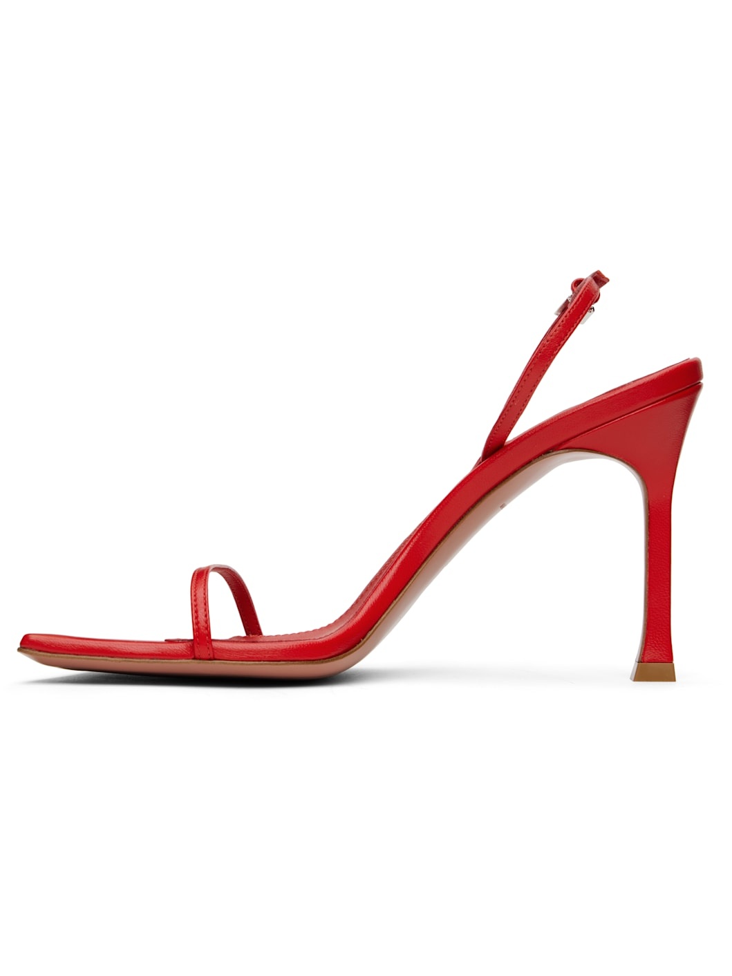 Red Maya Slingback Heeled Sandals - 3
