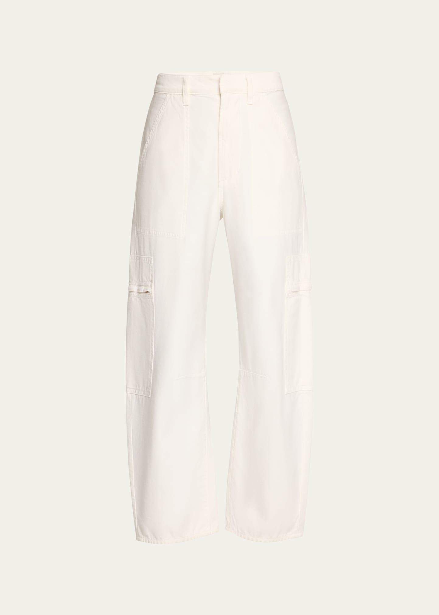Marcelle Straight Twill Cargo Pants - 1