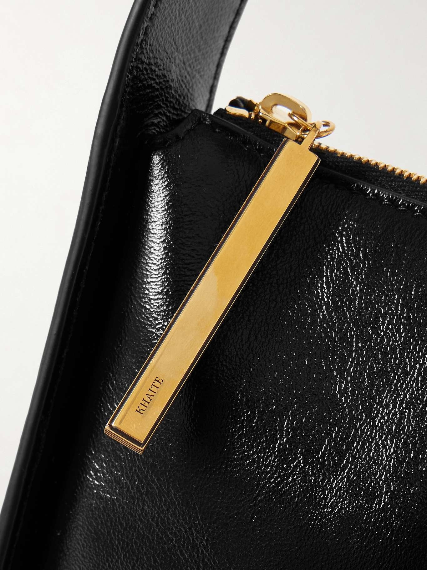 Lori leather shoulder bag Black - 4