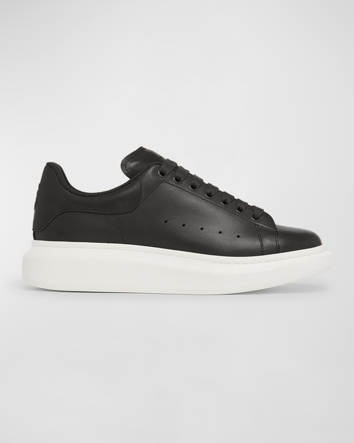Men's Oversized Leather Low-Top Sneakers - 1