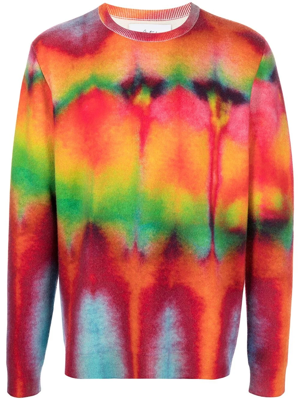 tie-dye pattern sweater - 1