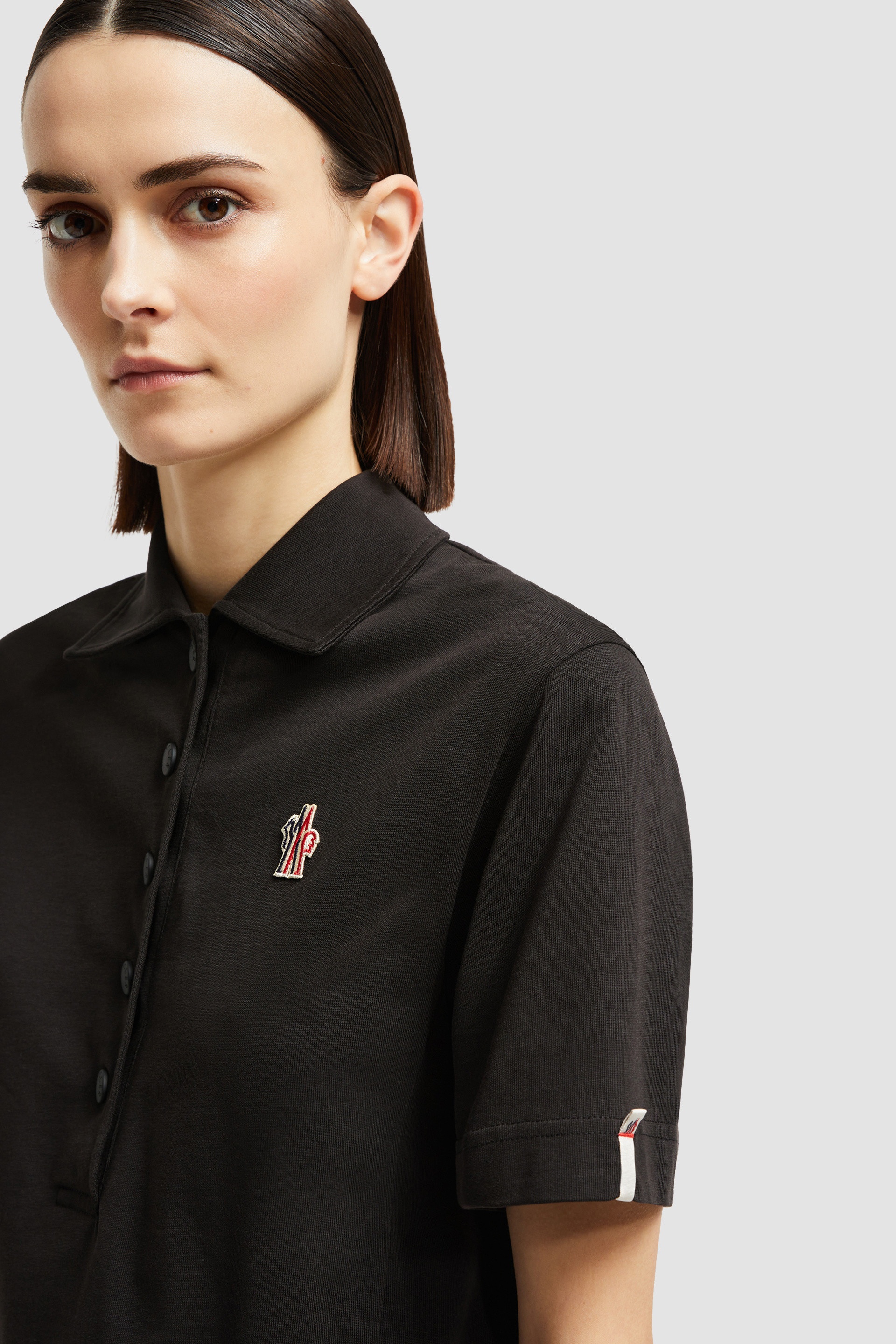 Logo Patch Cotton Polo Shirt - 4