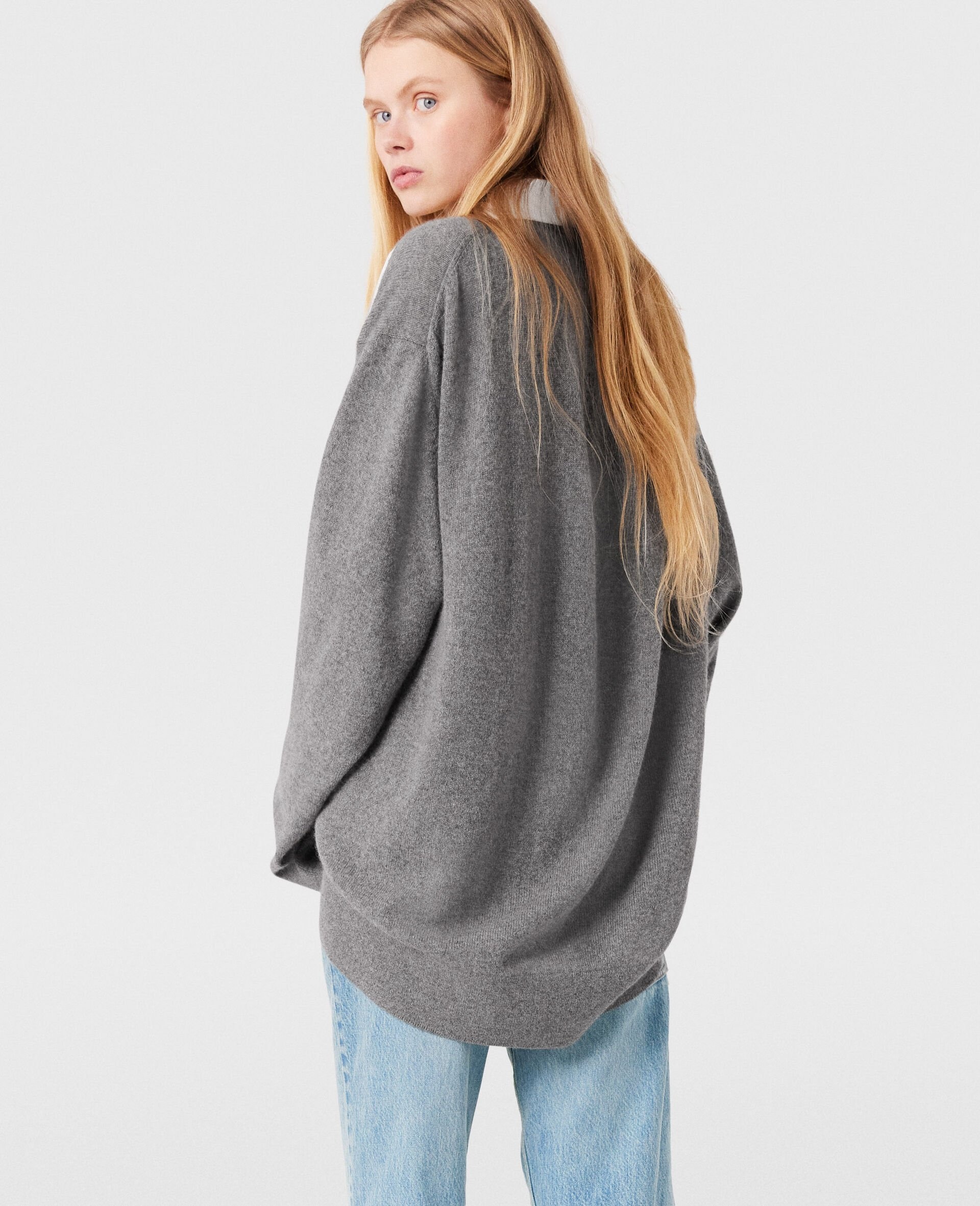 Shirting Details Long Sleeve Sweater - 5