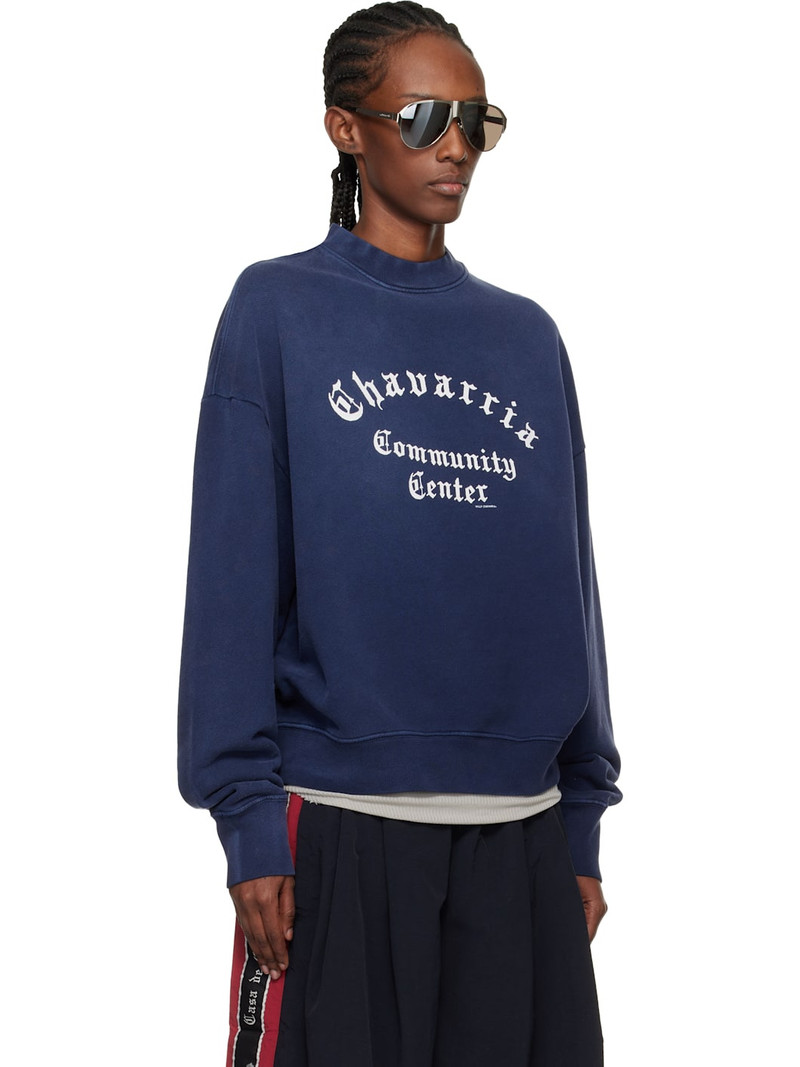Navy 'Chavarria Community Center' Standard Sweatshirt 2