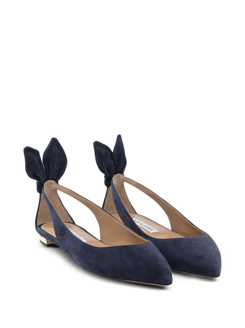 AQUAZZURA Bow tie ballet" bellet flats outlook