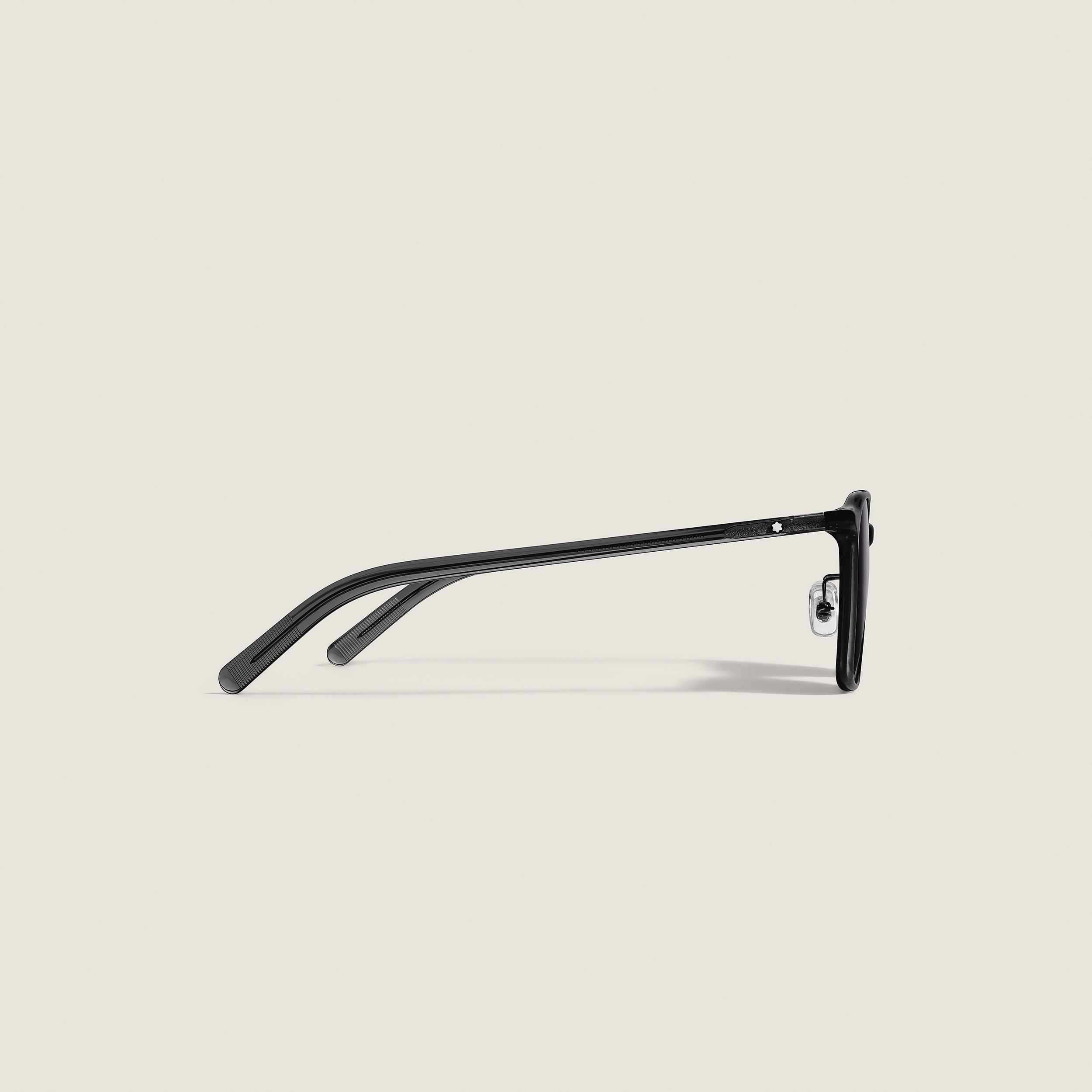 Oval Sunglasses with Acetate Black Frame Sunglasses - 2
