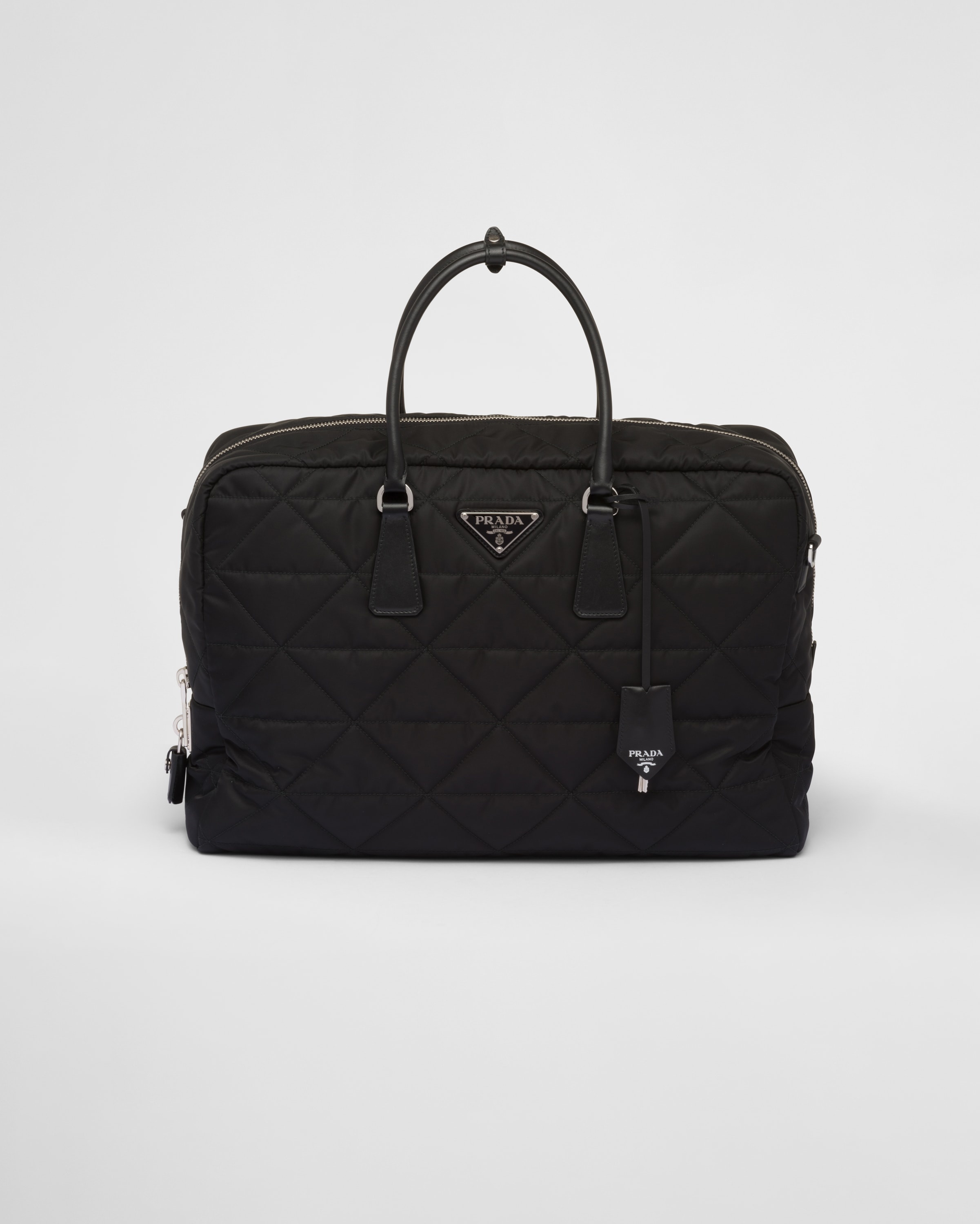 Quilted Re-Nylon travel bag - 1