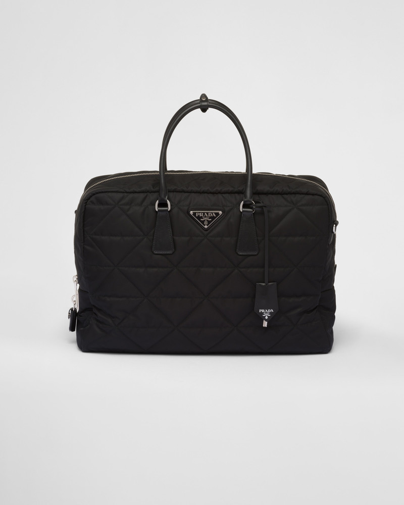 Quilted Re-Nylon travel bag 1