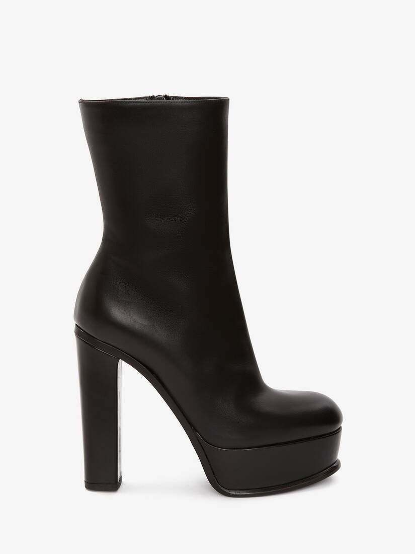 Platform Boot in Black - 1