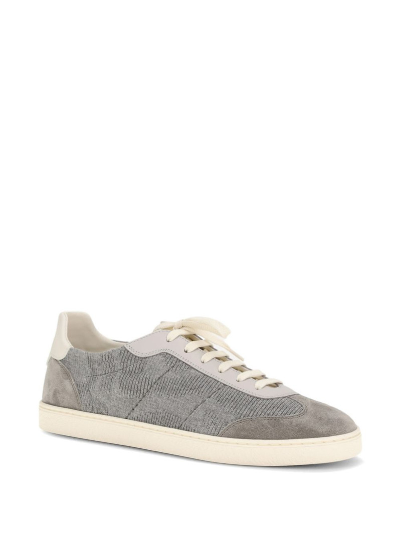 Brunello Cucinelli grey sneakers outlook
