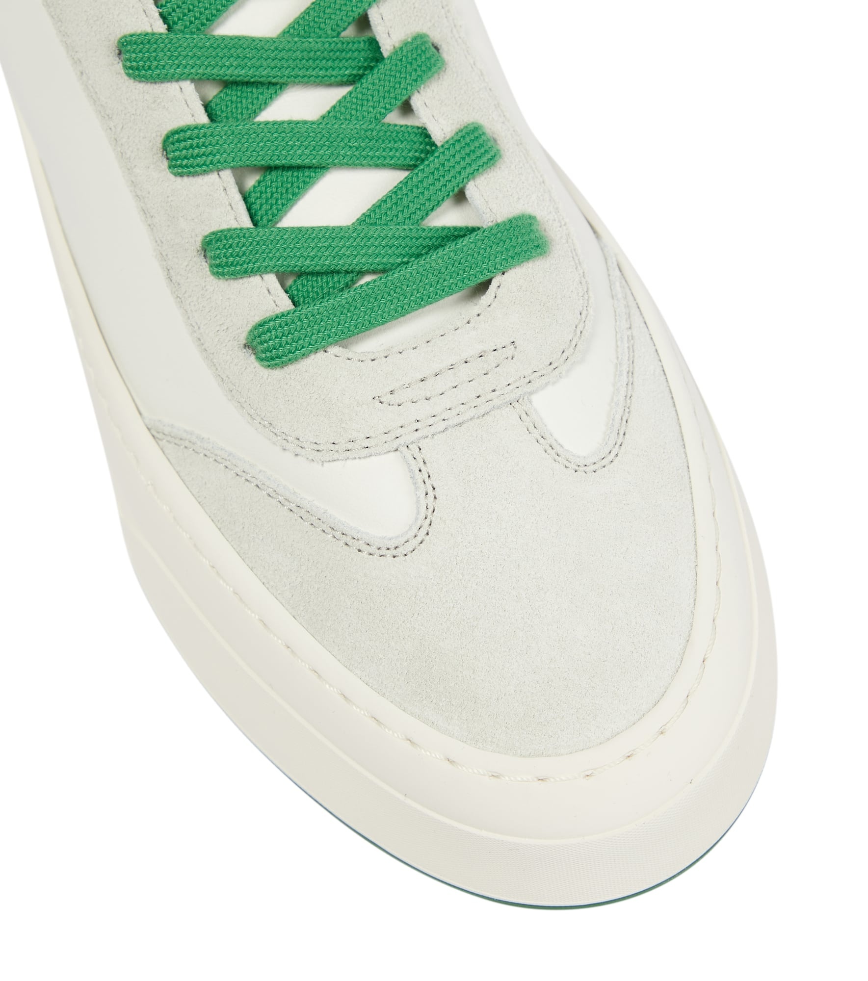 Marley suede-paneled leather sneakers - 6