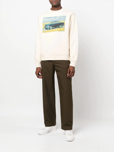 GCDS graphic-print crew-neck sweatshirt outlook