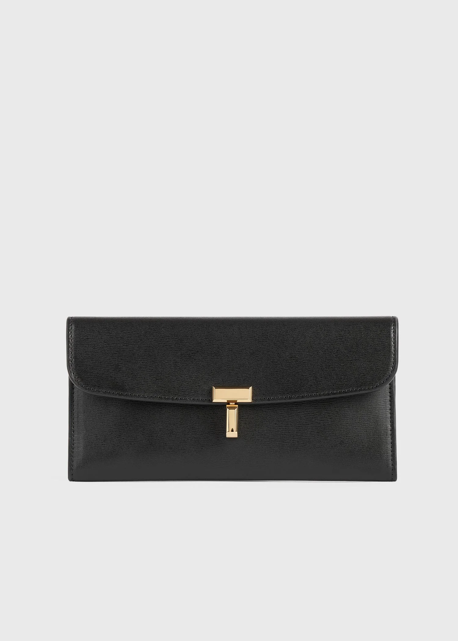 T-lock leather wallet black - 1