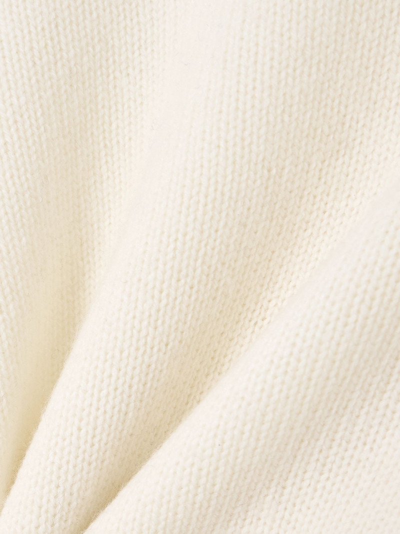 Safi merino wool and cashmere-blend sweater Ivory 5