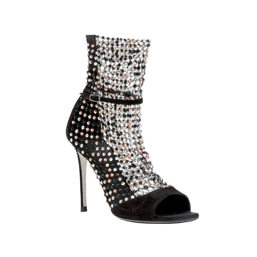 Rene Caovilla Ladies Galaxia Rhinestone Mesh Sandals - 2