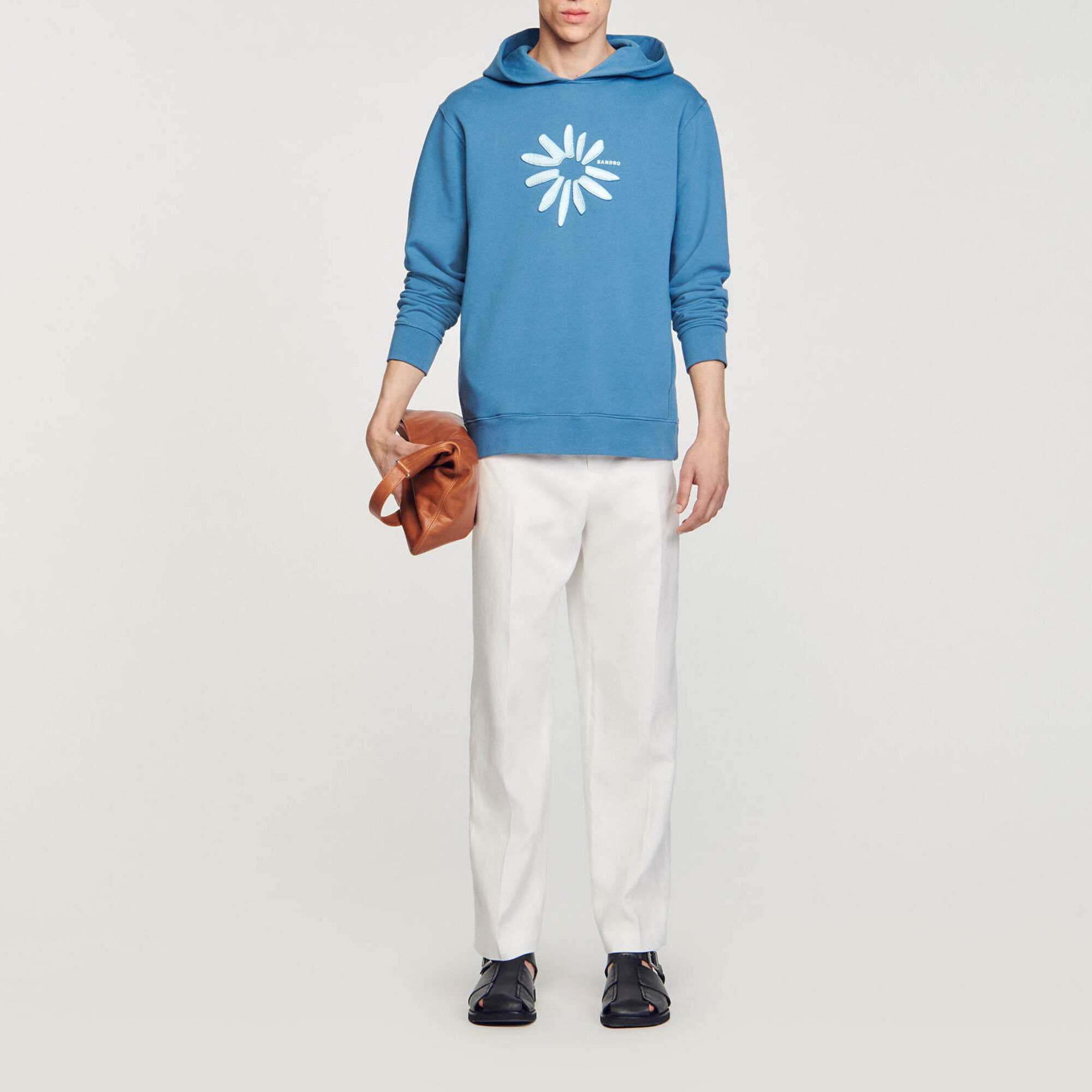COTTON FLOWER HOODIE - 2