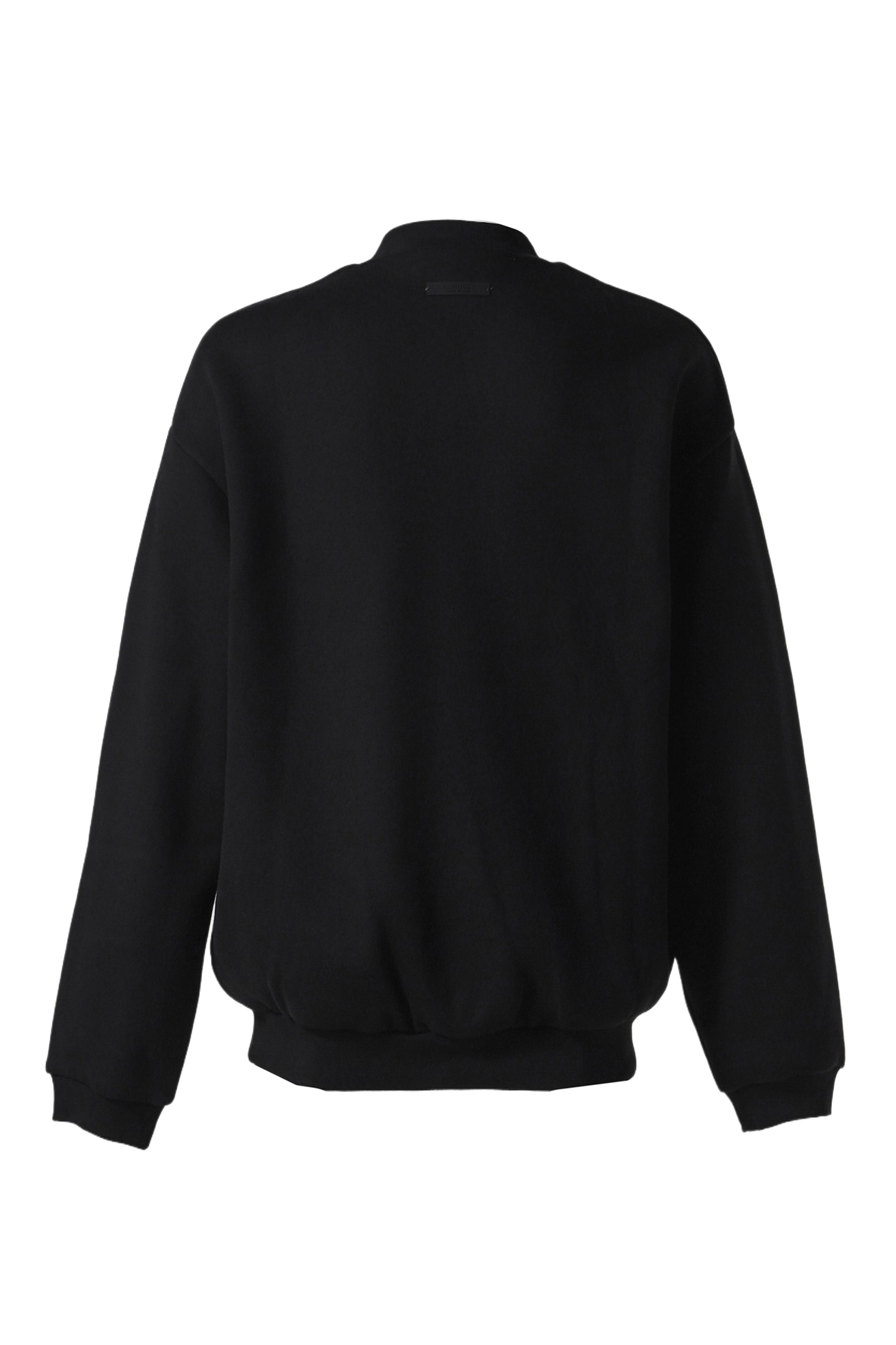 FLEECE CREWNECK / BLK - 2