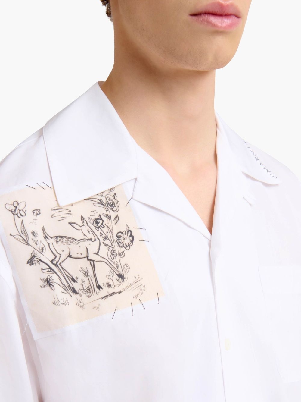 patch-detail shirt - 4