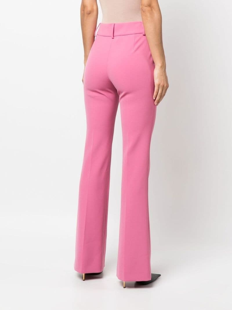 tailored flared trousers - 4