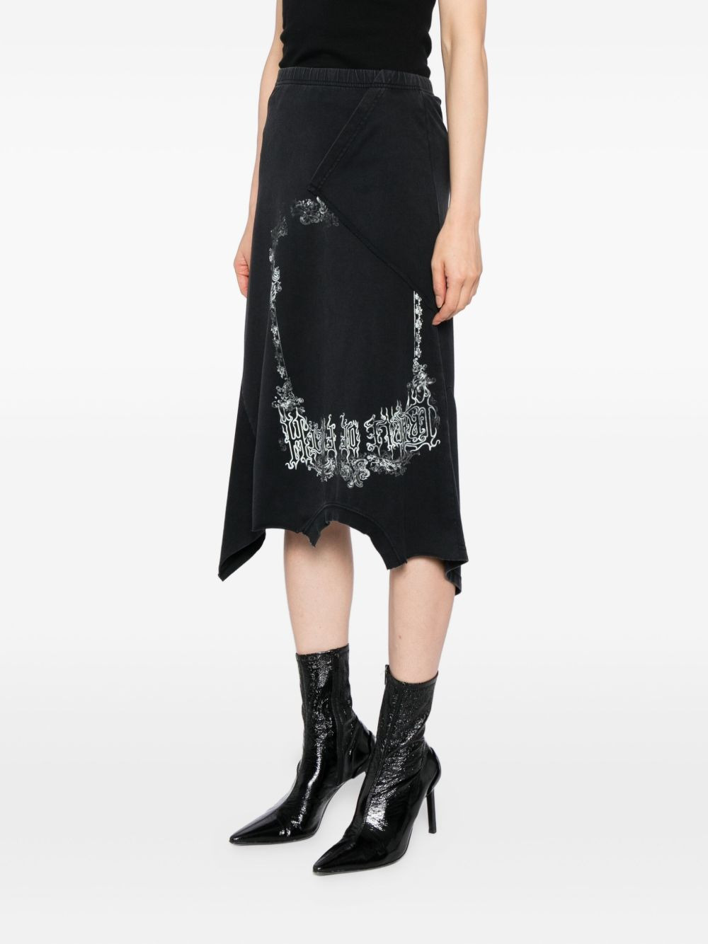Upside-Down T-Skirt Skirt - 3