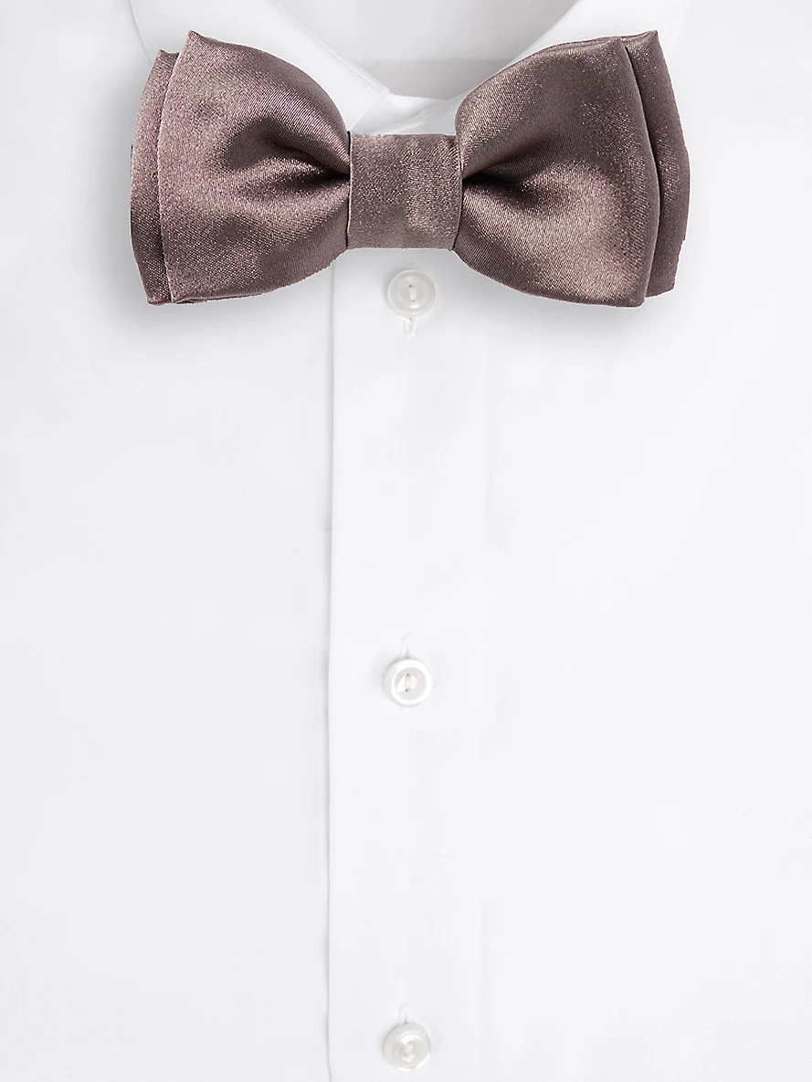 Double-layered silk bow tie - 2